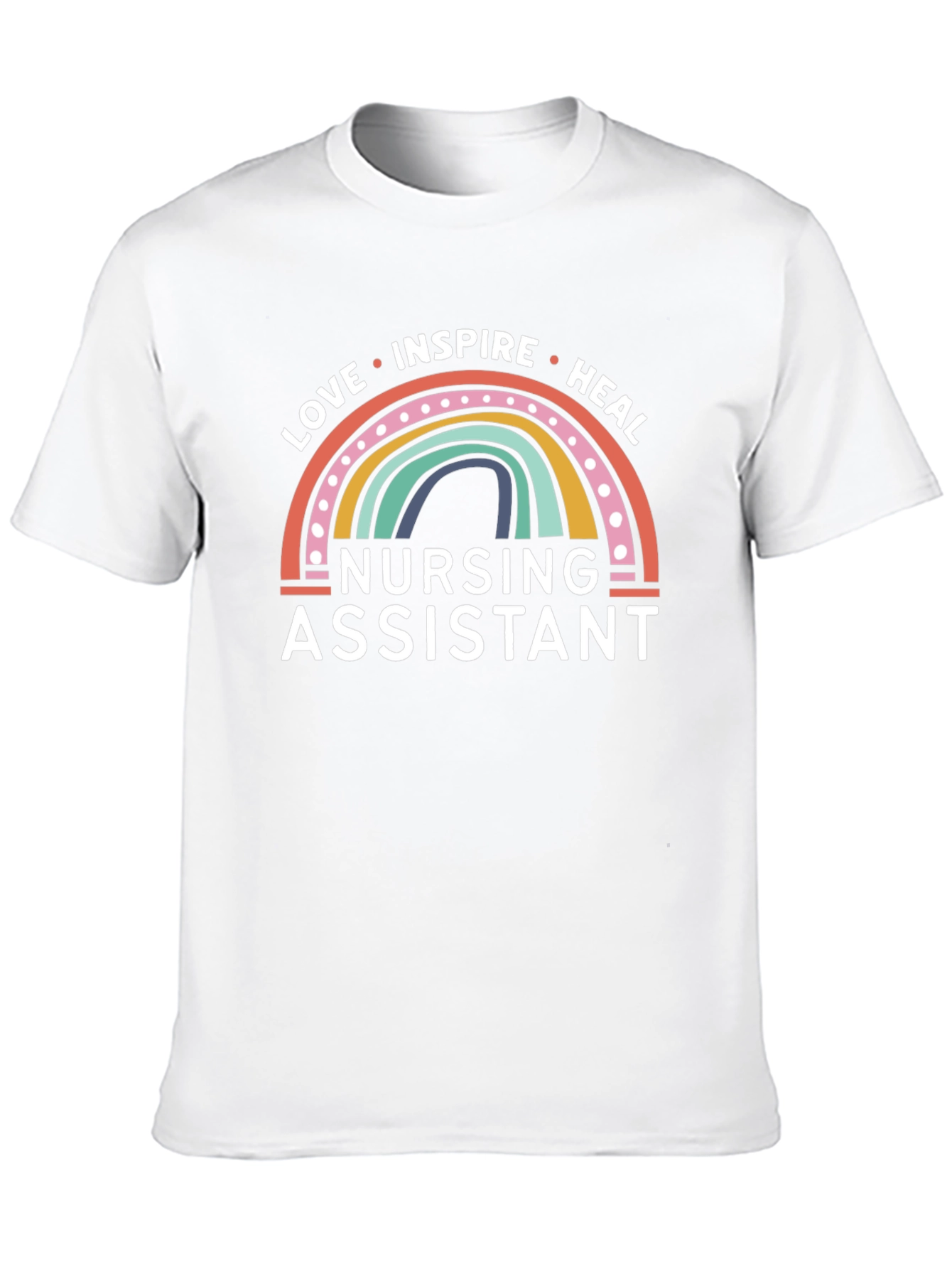 Nursing Assistant Love Inspire Heal Graphic T-Shirt