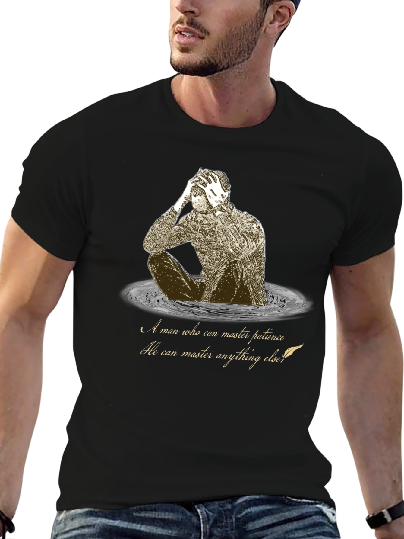 Patience Quote Graphic Tee - Master Anything
