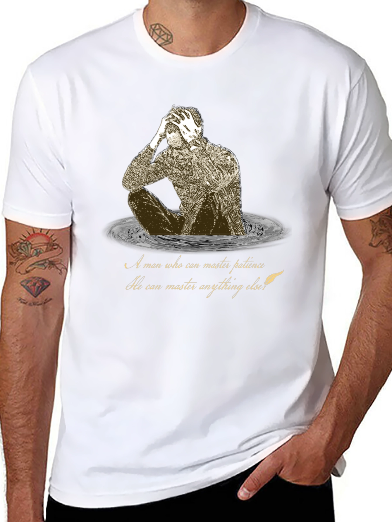 Patience Quote Graphic Tee - Master Anything