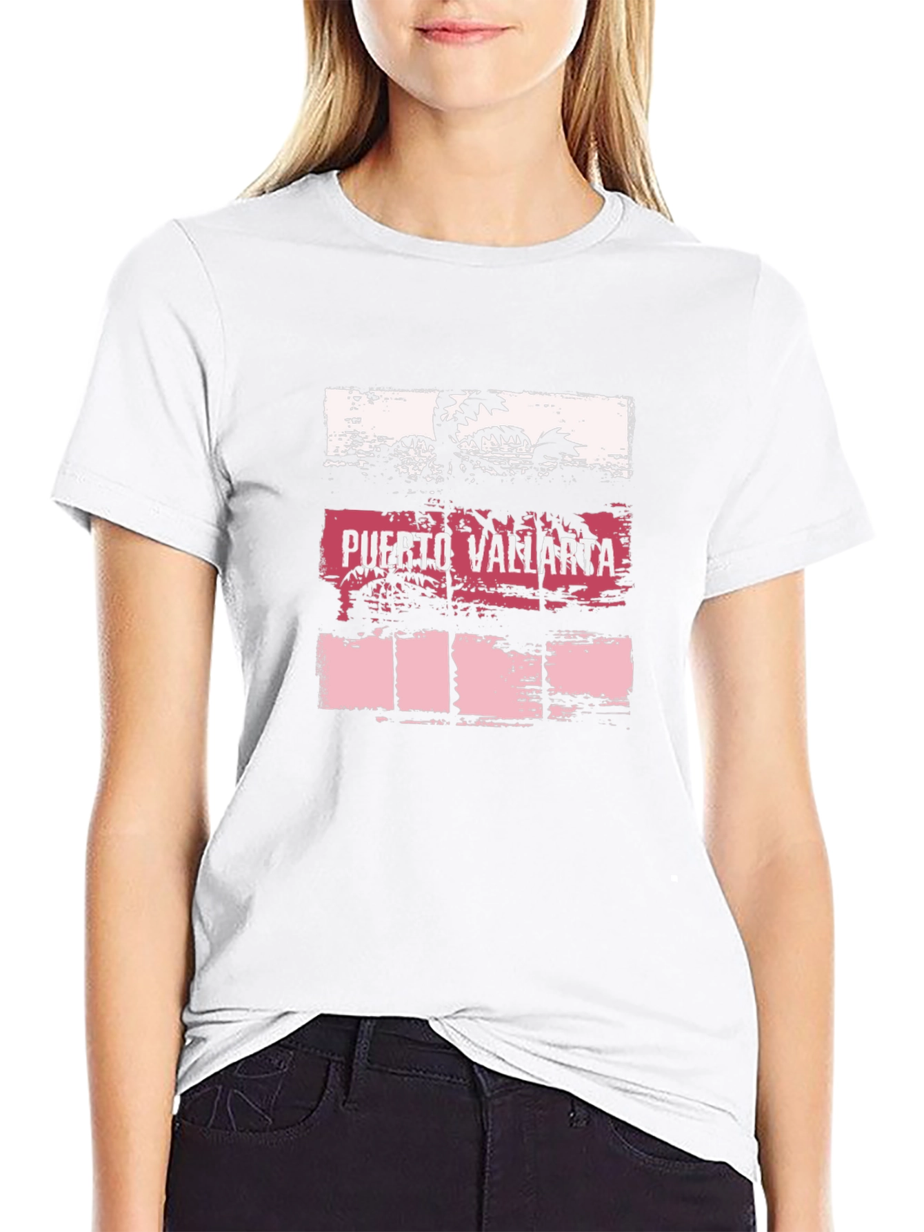 Puerto Vallarta T-Shirt Palm Tree Graphic Tee