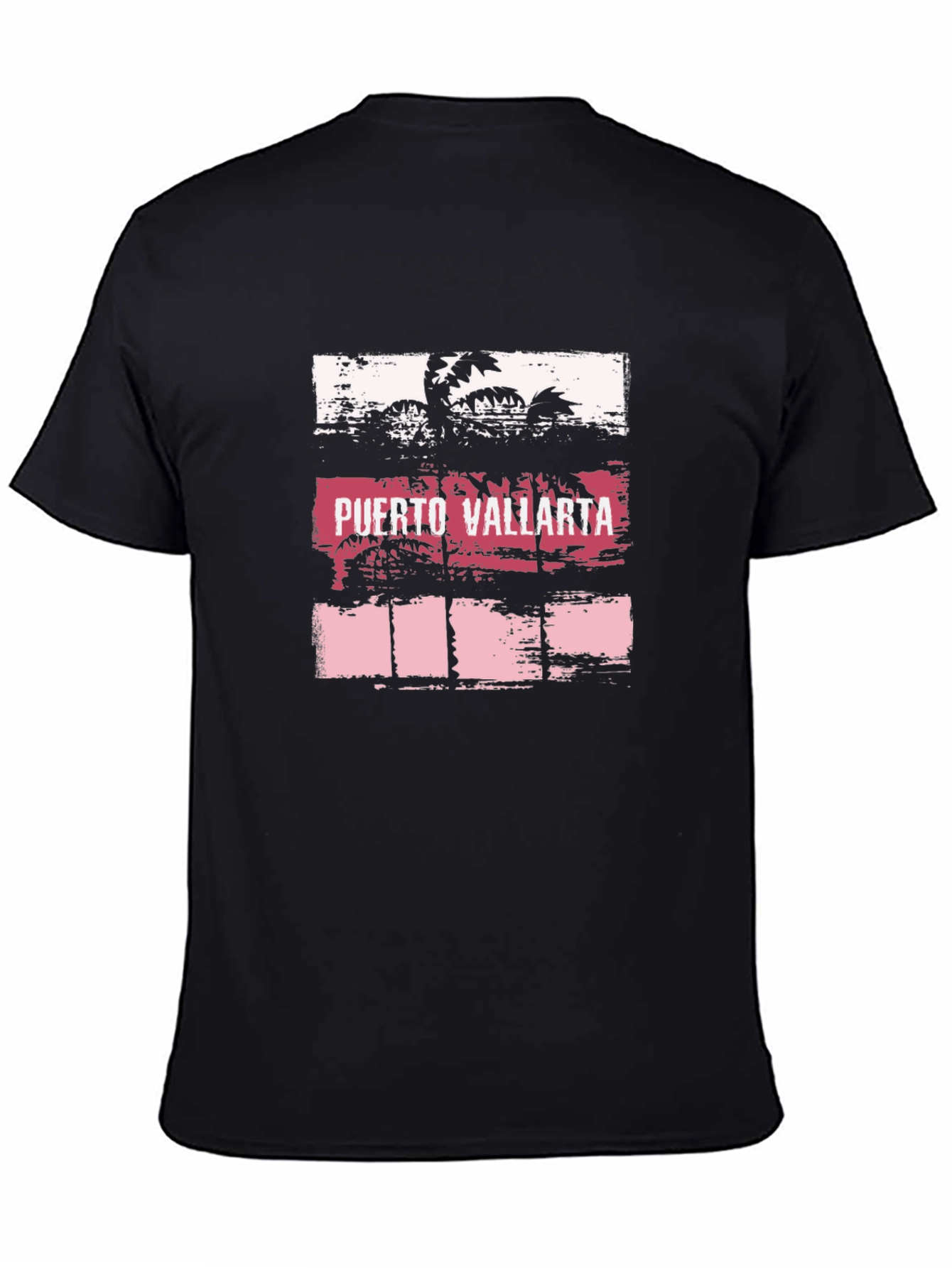Puerto Vallarta T-Shirt Palm Tree Graphic Tee
