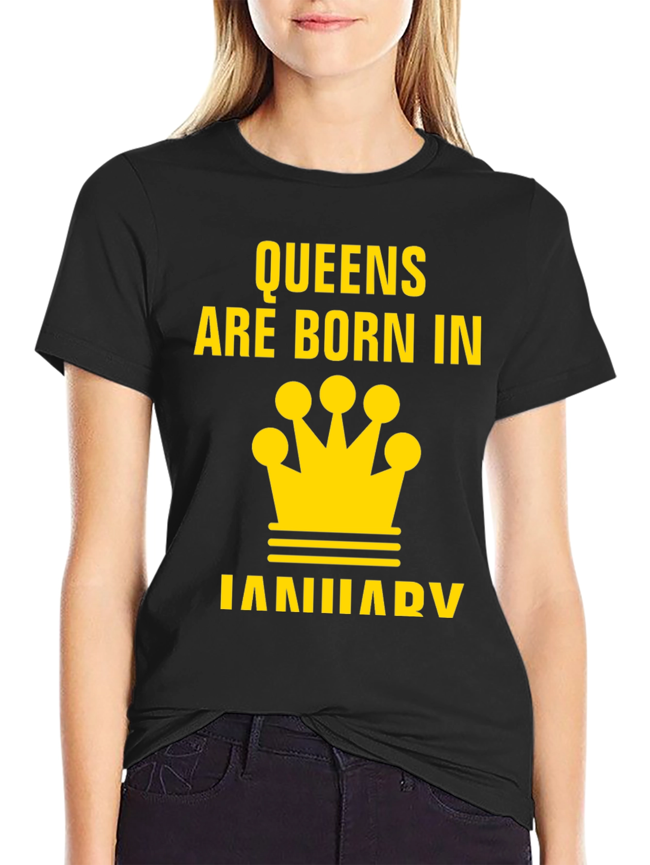 Queens Are Born In January T-Shirt