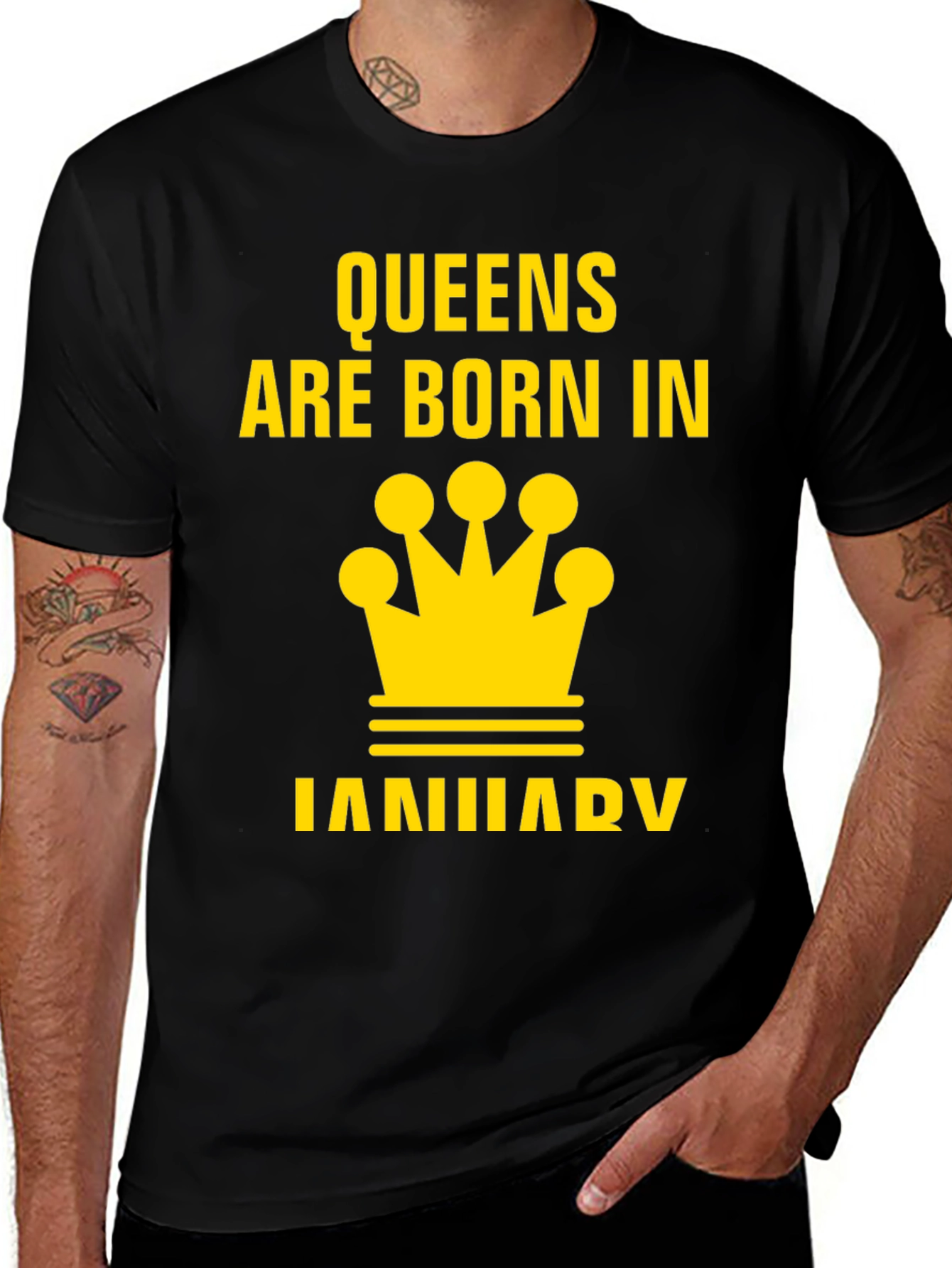 Queens Are Born In January T-Shirt