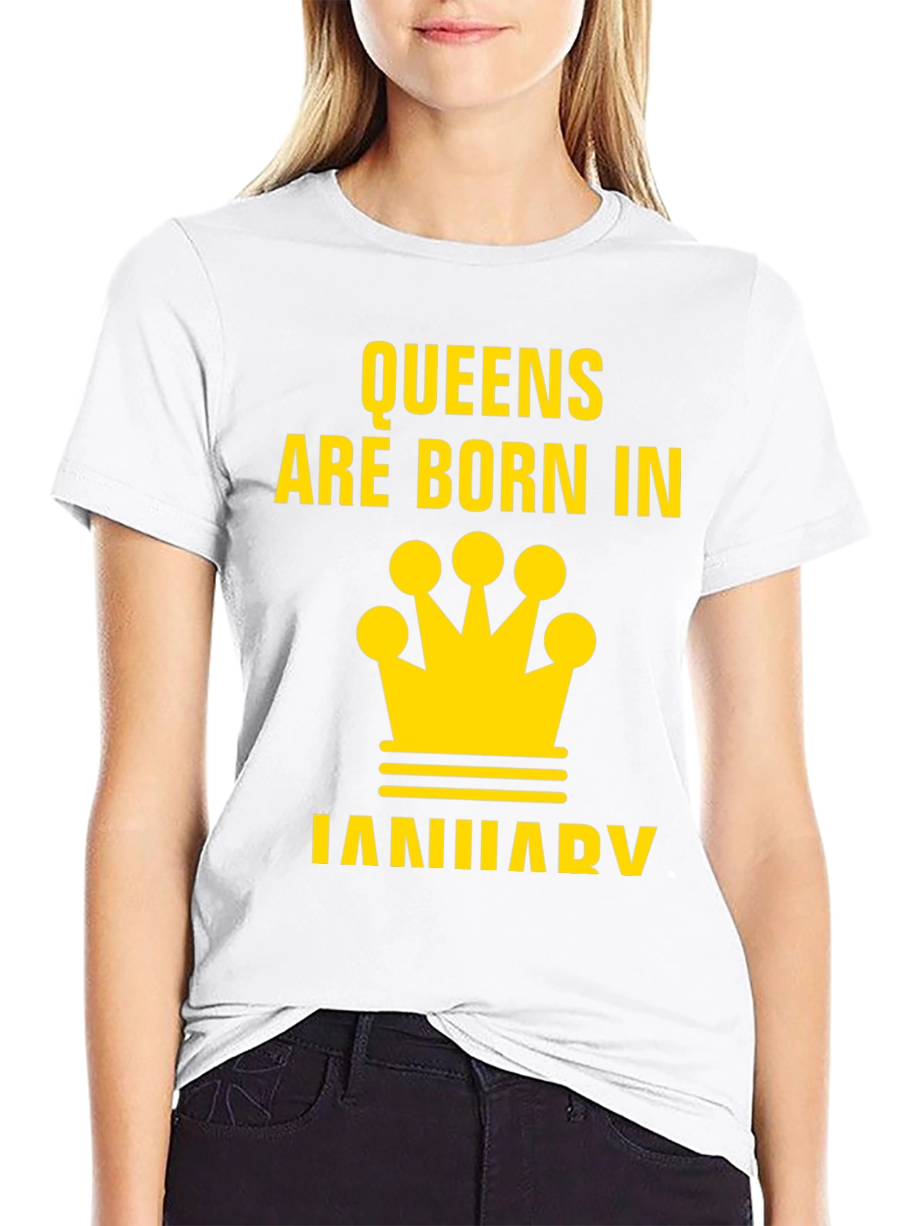 Queens Are Born In January T-Shirt