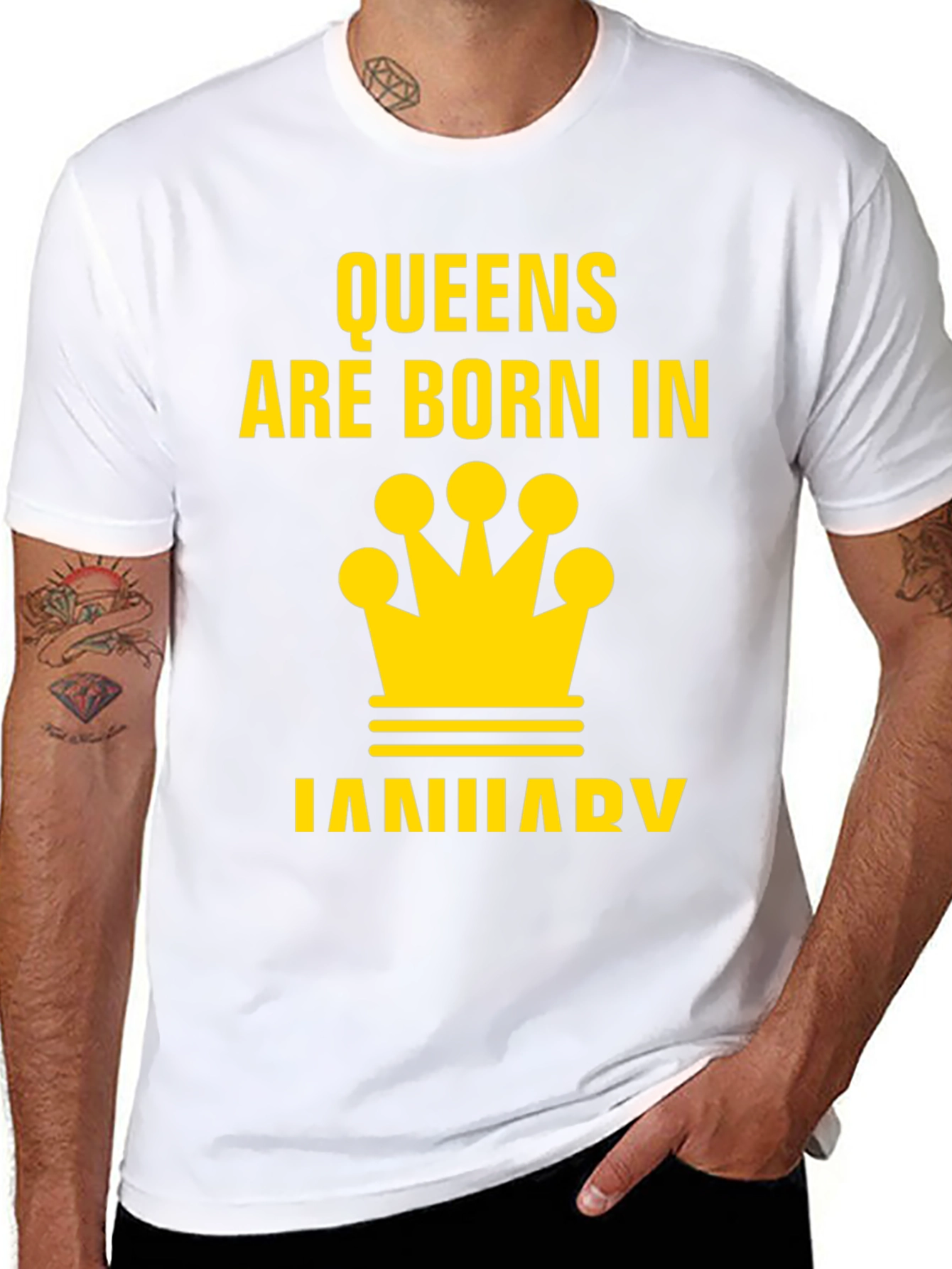 Queens Are Born In January T-Shirt