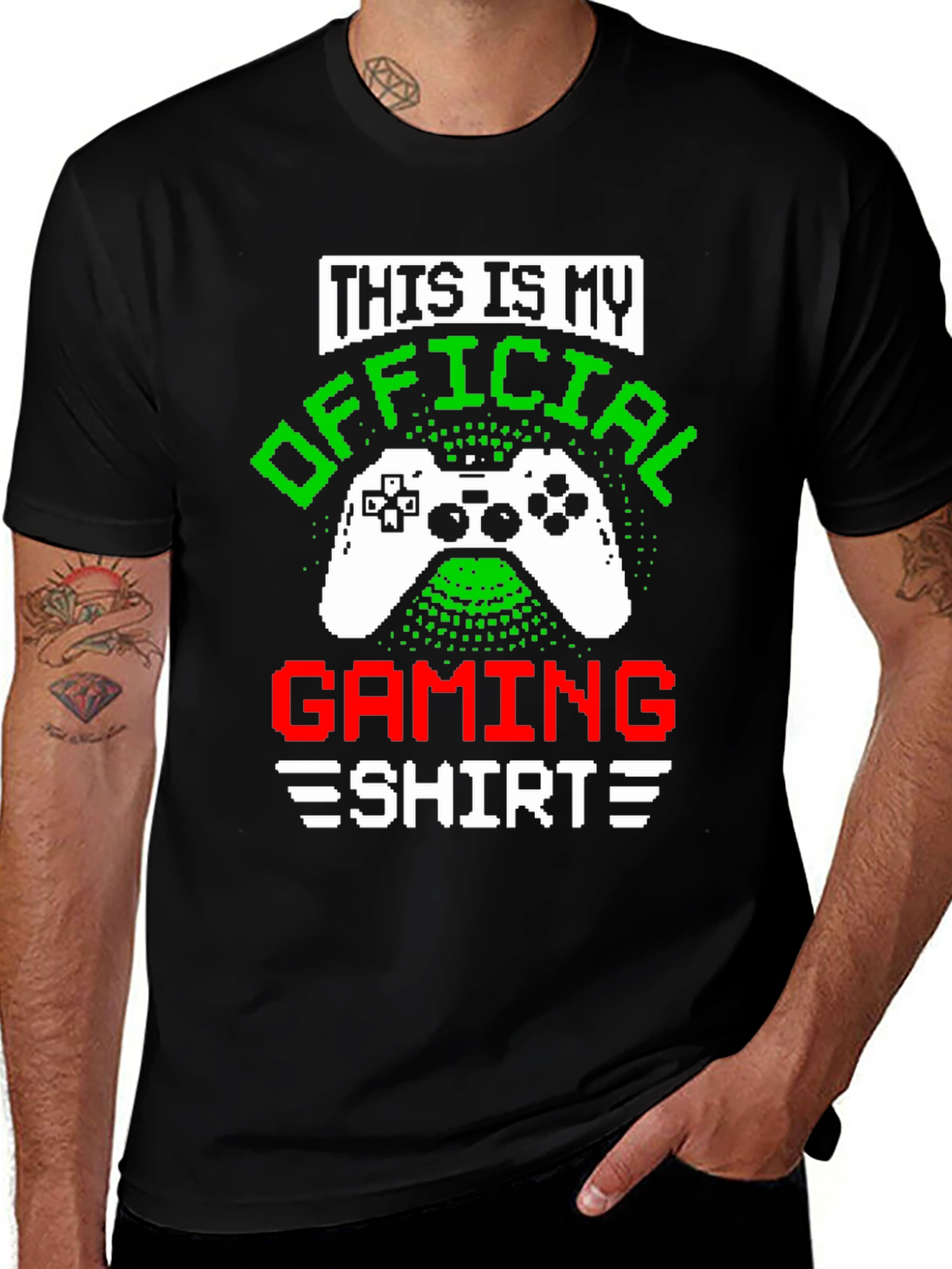 Official Gaming Shirt - Pixelated Gamer Tee