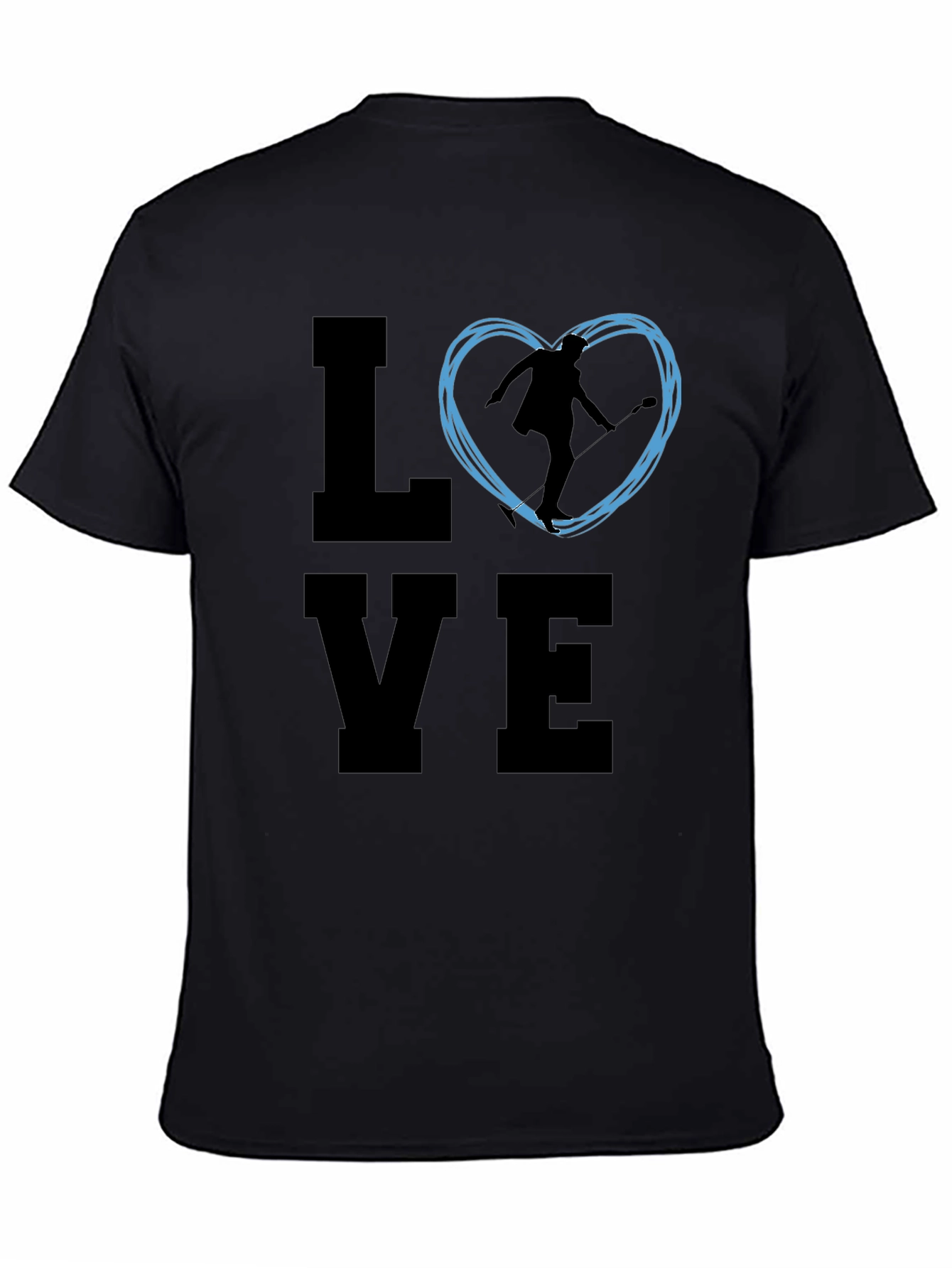 Love Figure Skating Black T-Shirt