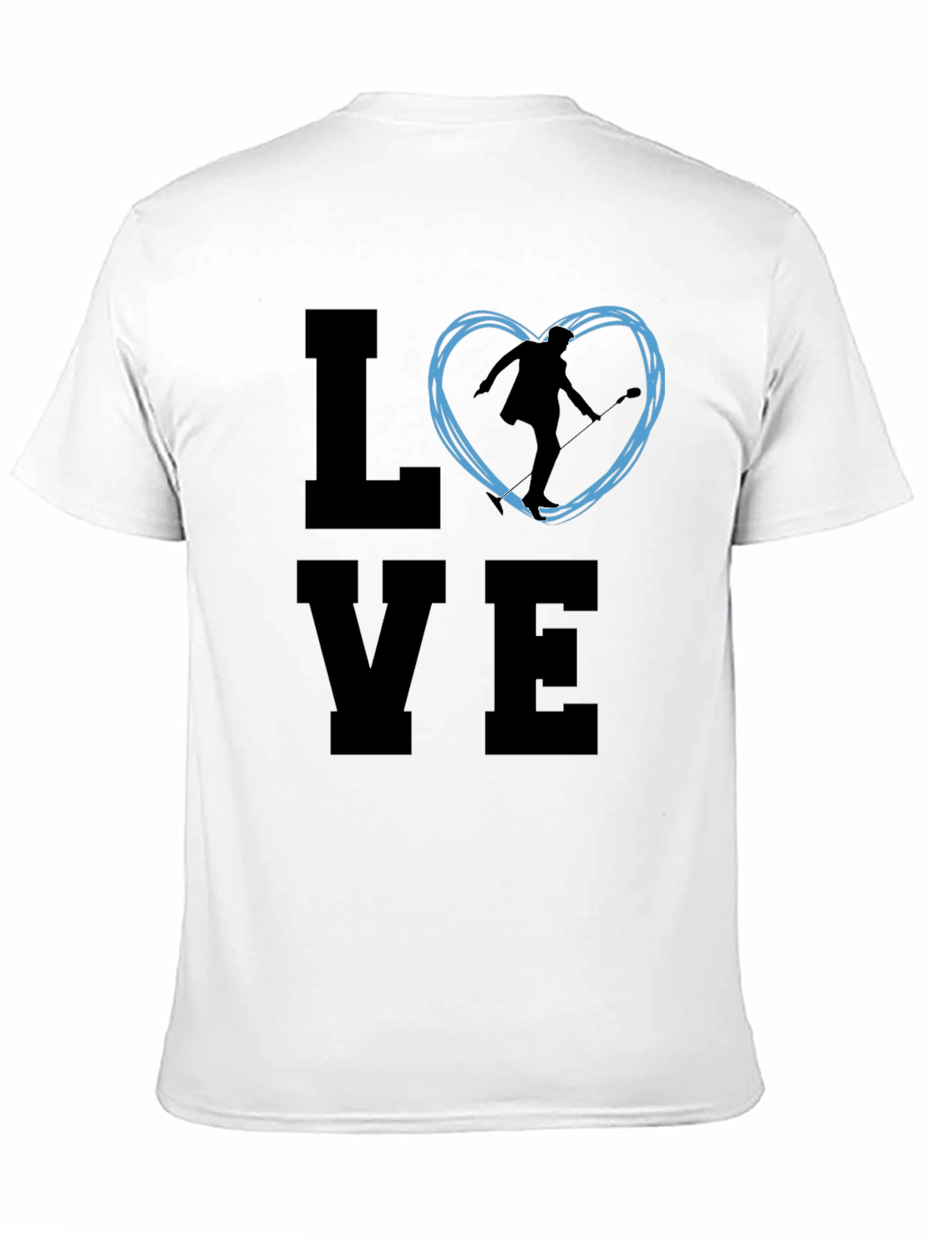 Love Figure Skating Black T-Shirt