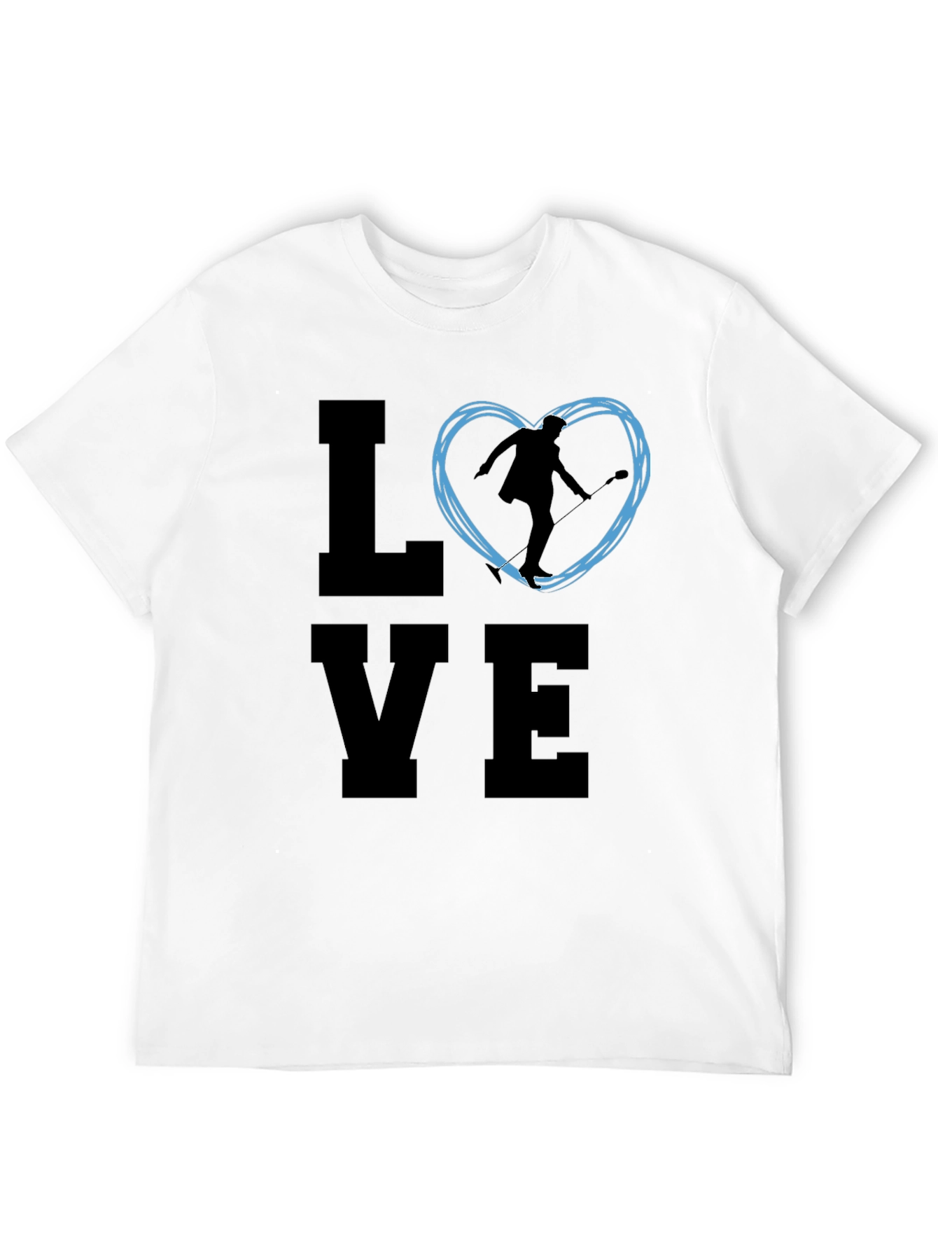 Love Figure Skating Black T-Shirt