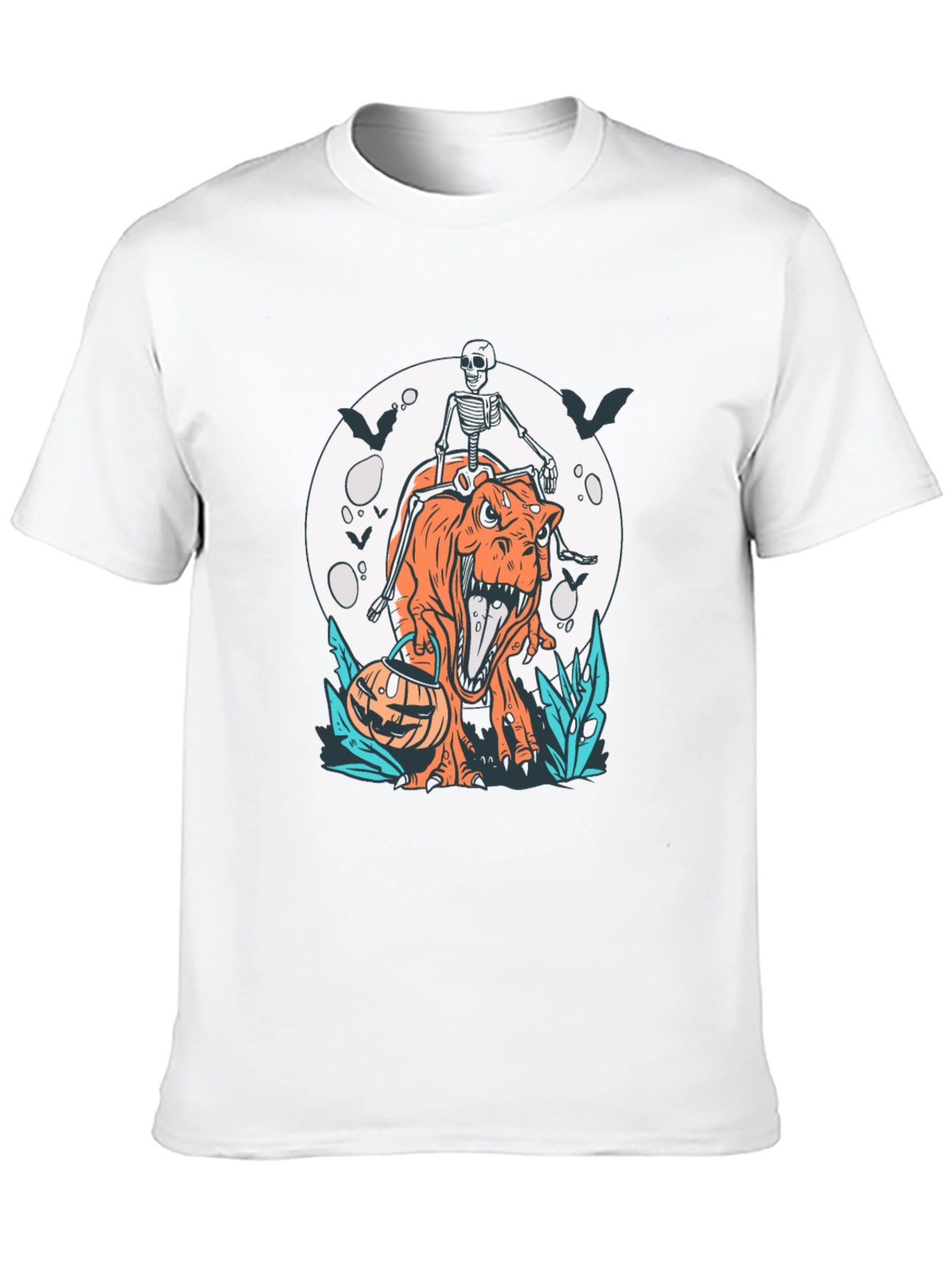 Halloween Dinosaur Skeleton T-Shirt