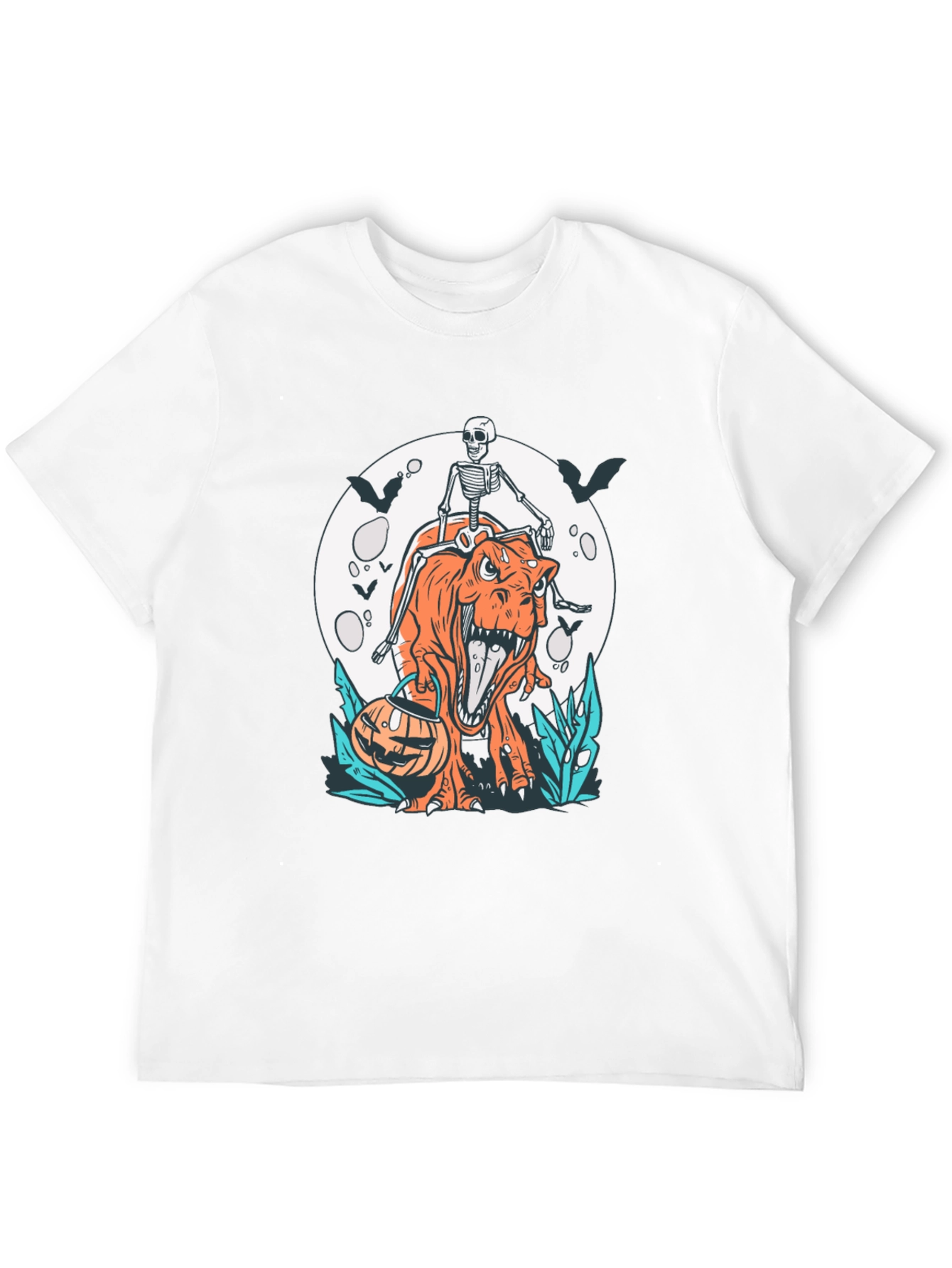 Halloween Dinosaur Skeleton T-Shirt