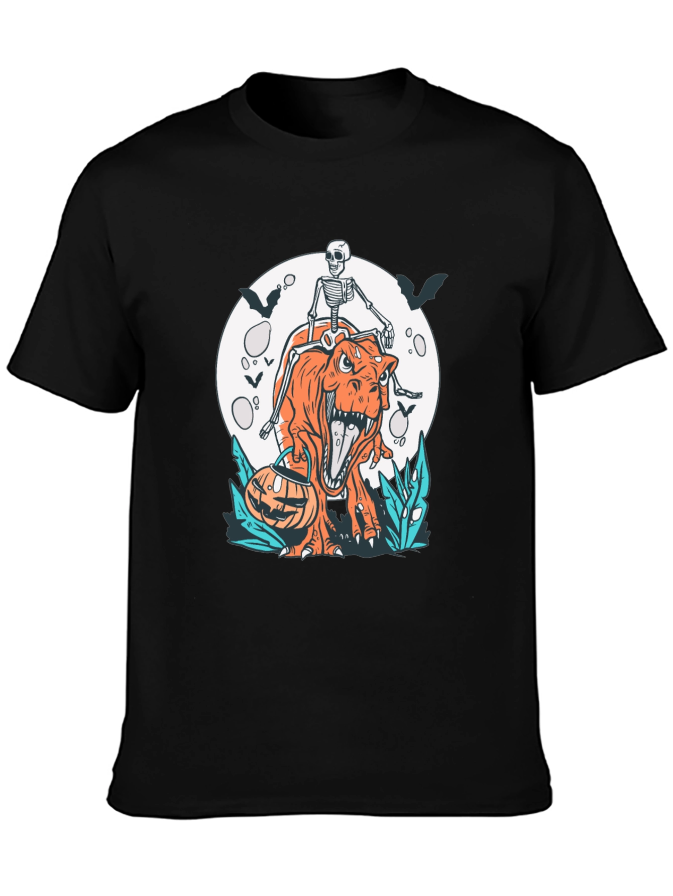 Halloween Dinosaur Skeleton T-Shirt