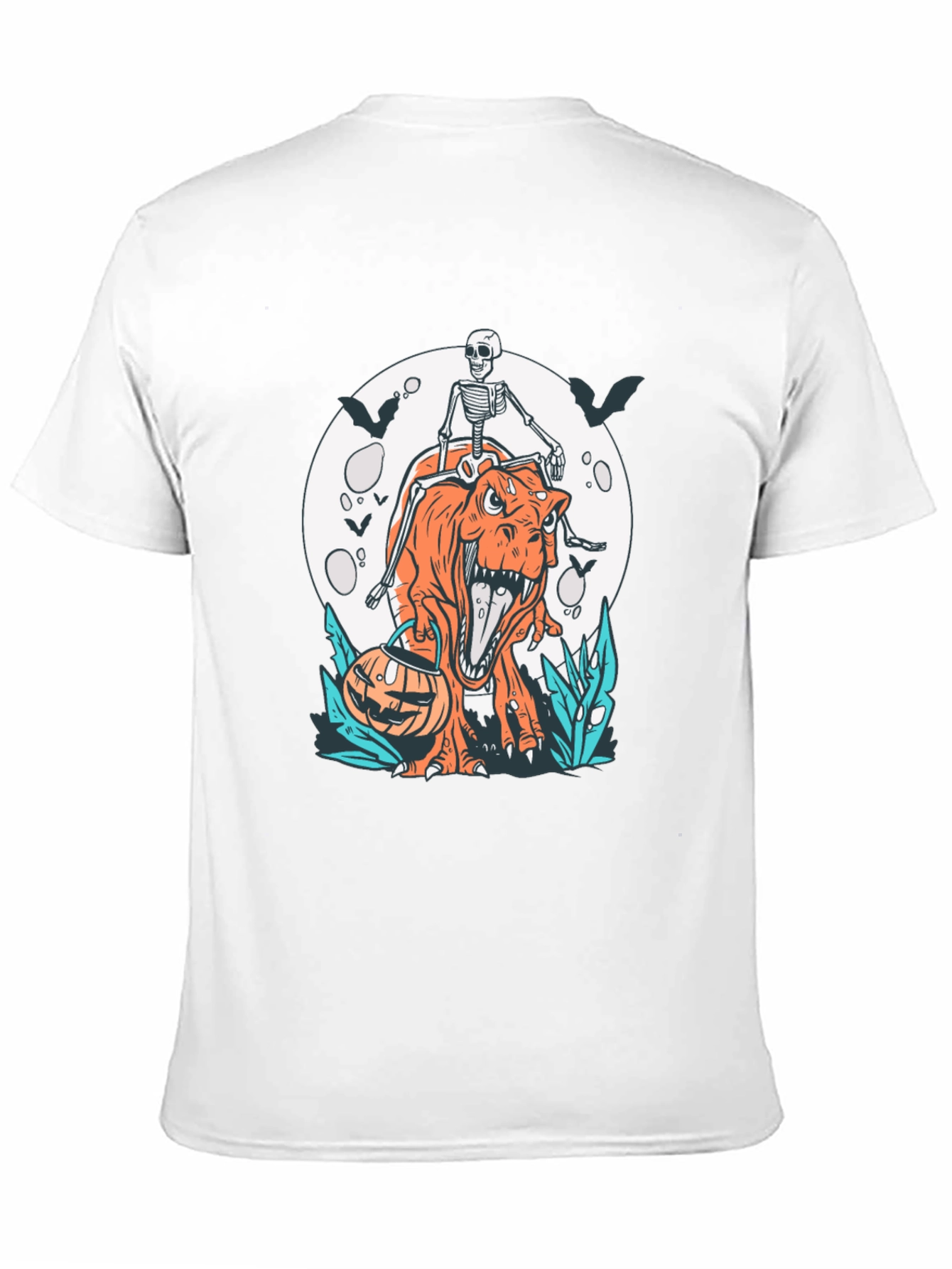 Halloween Dinosaur Skeleton T-Shirt