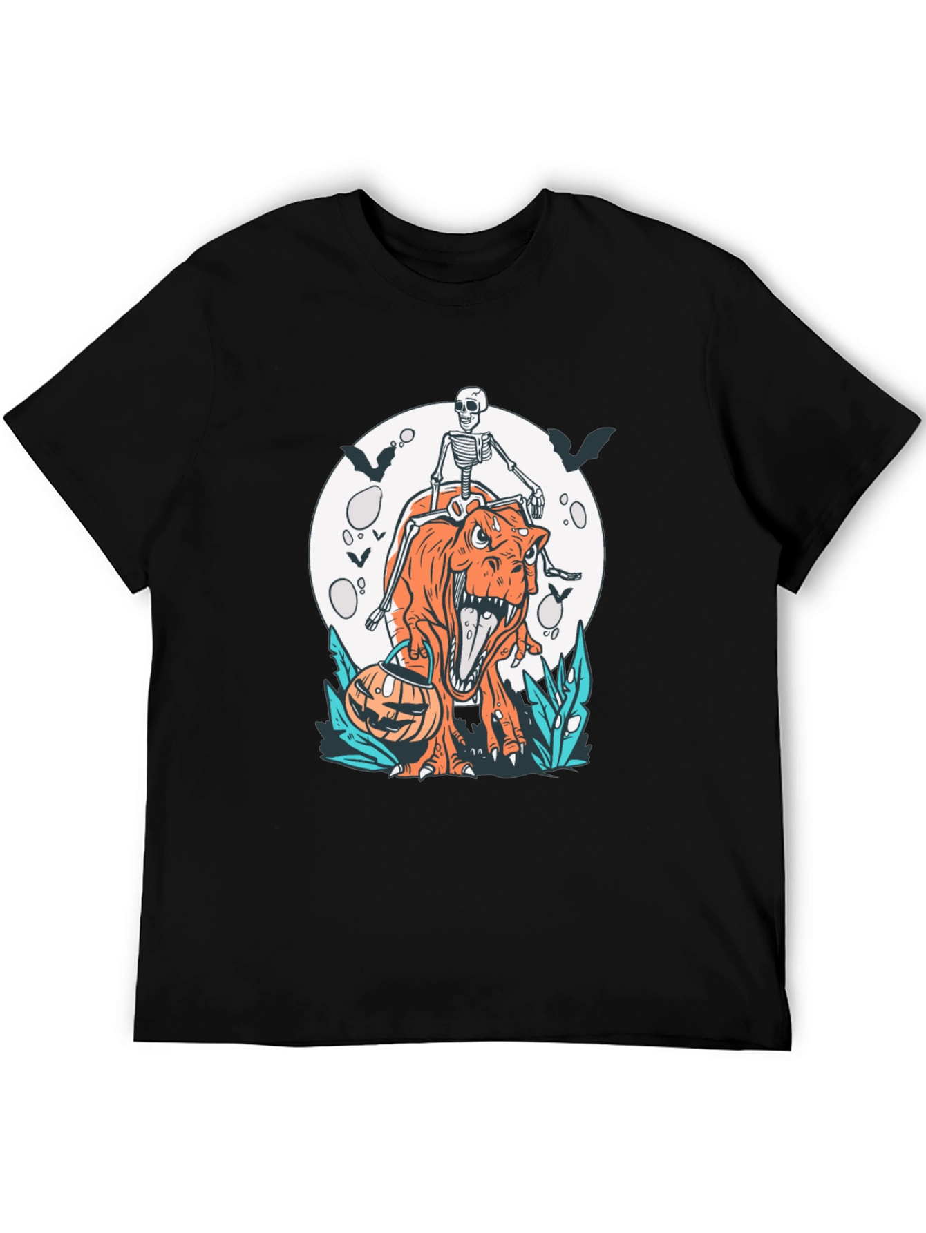 Halloween Dinosaur Skeleton T-Shirt