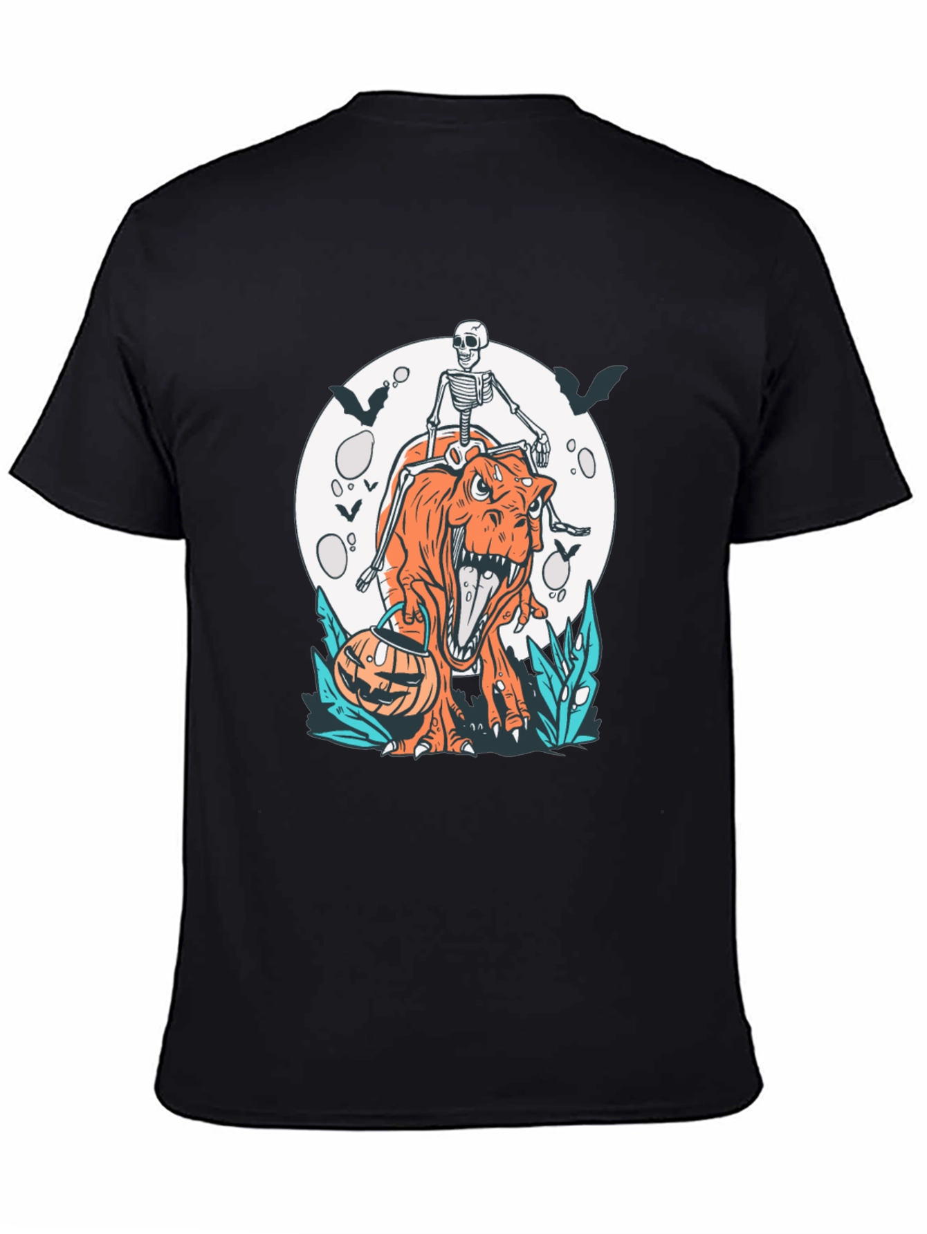Halloween Dinosaur Skeleton T-Shirt