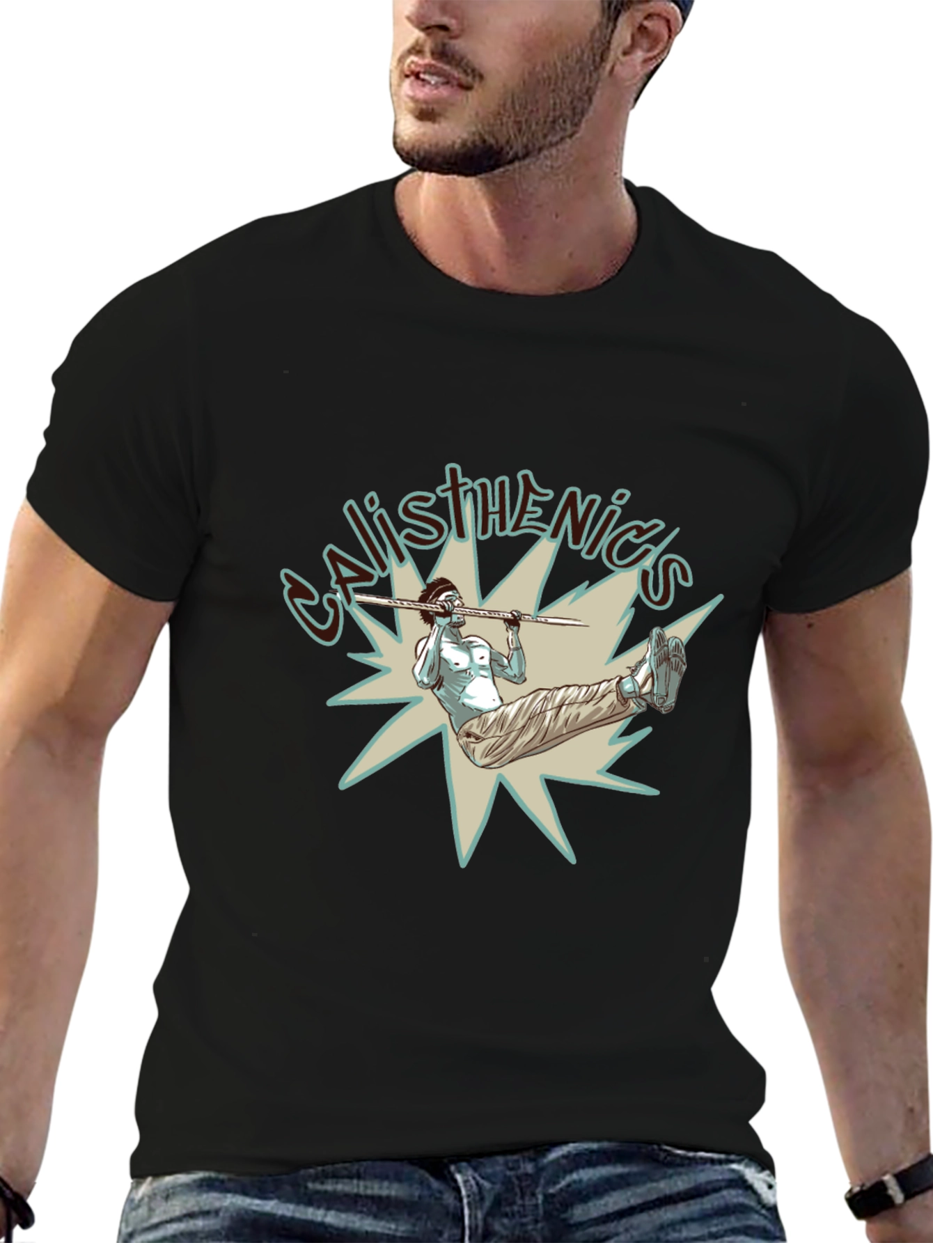 Calisthenics Graphic T-Shirt Black