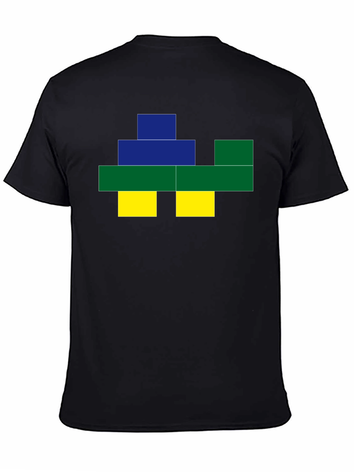 Pixel Art Graphic Tee - Black