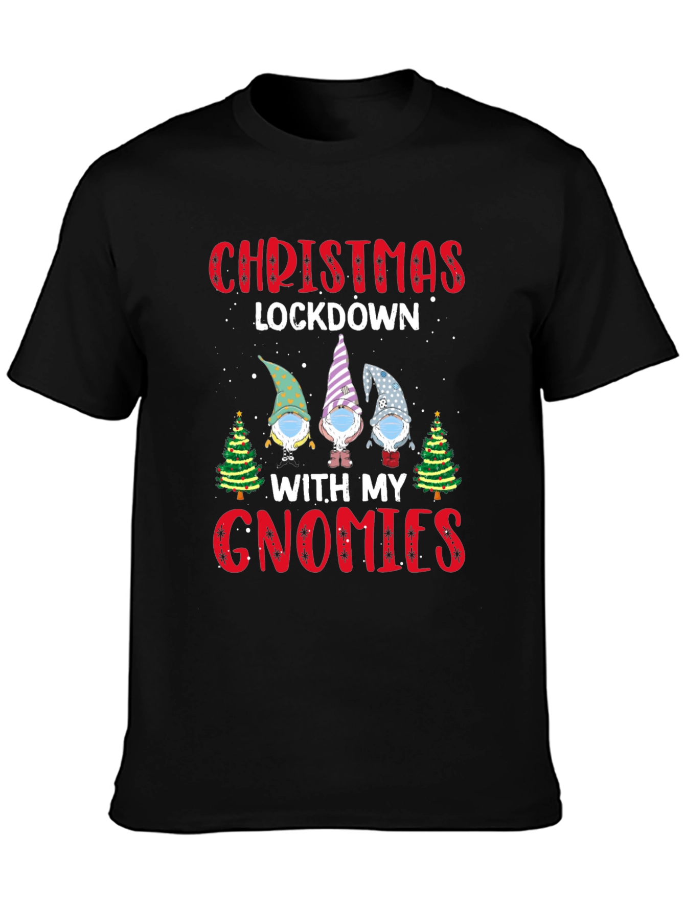Christmas Lockdown Gnomies Tee