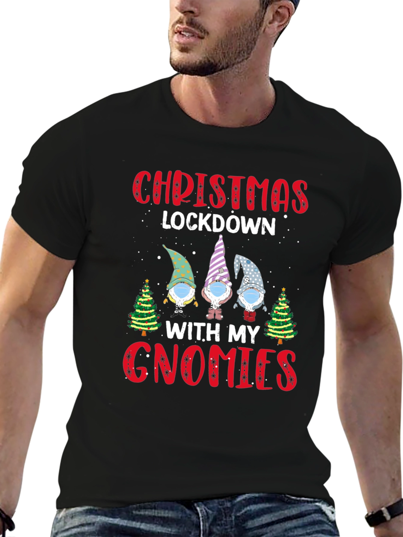 Christmas Lockdown Gnomies Tee