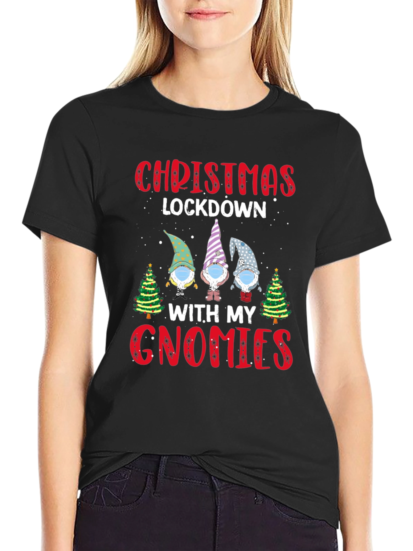 Christmas Lockdown Gnomies Tee