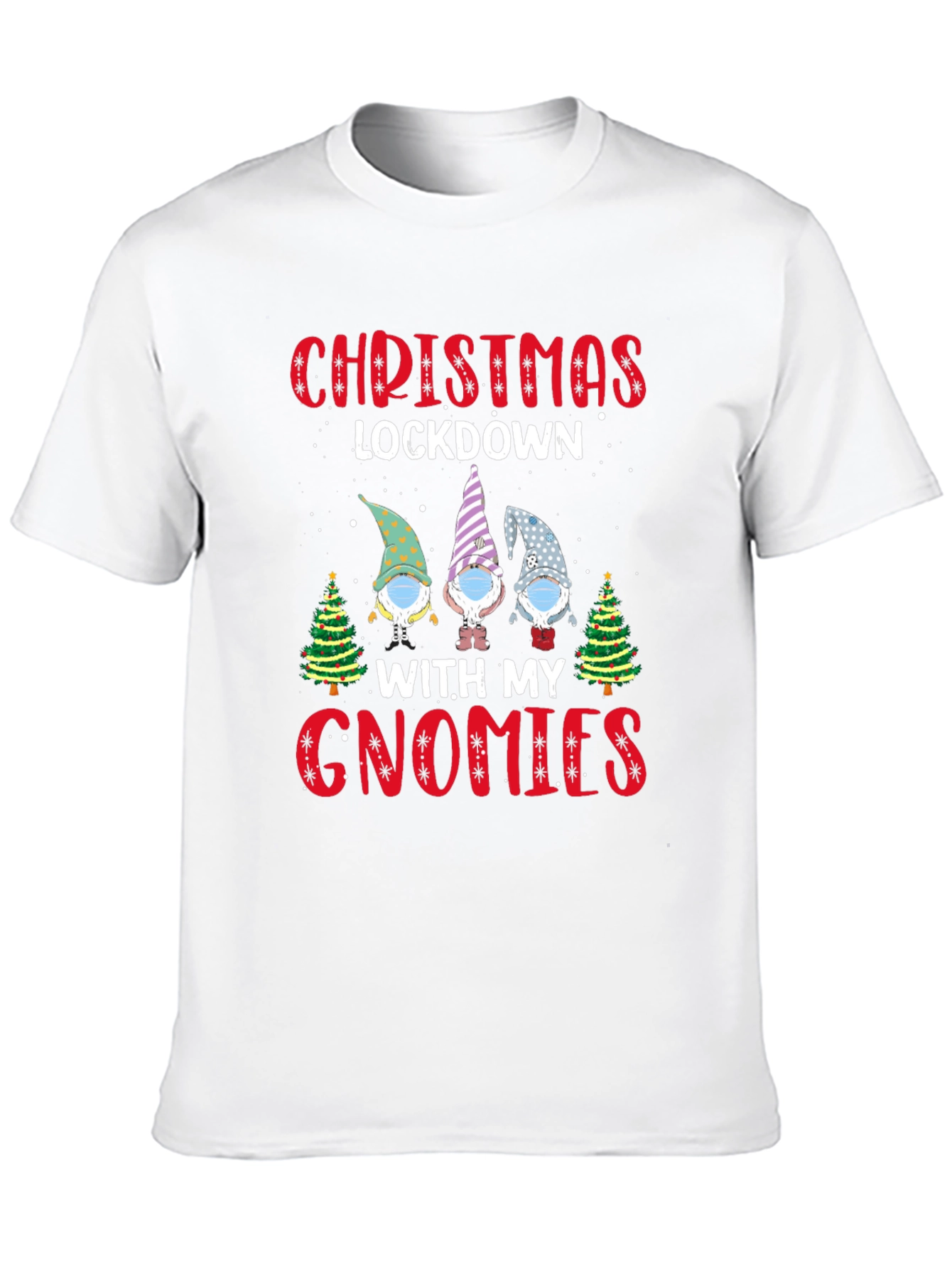 Christmas Lockdown Gnomies Tee