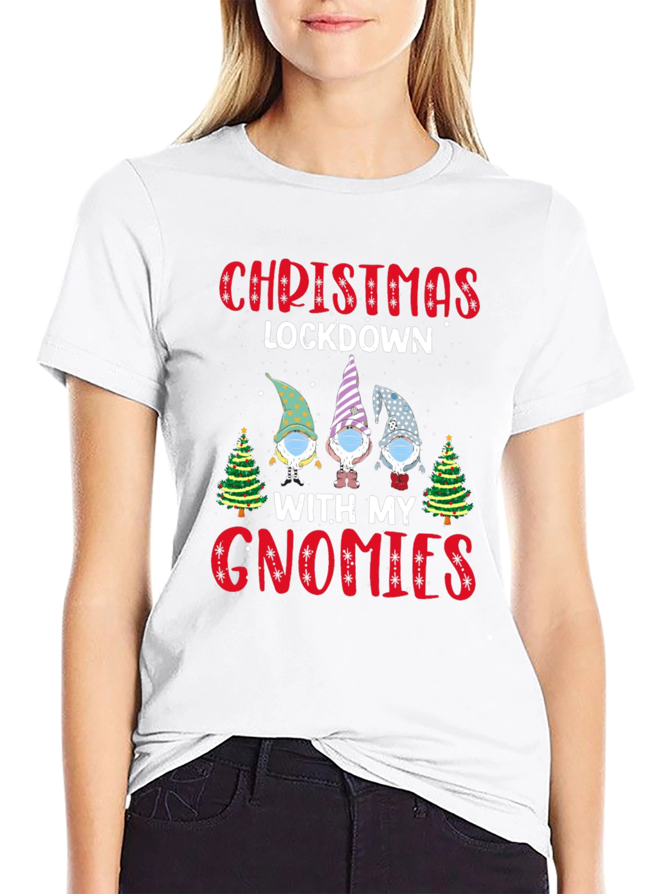 Christmas Lockdown Gnomies Tee
