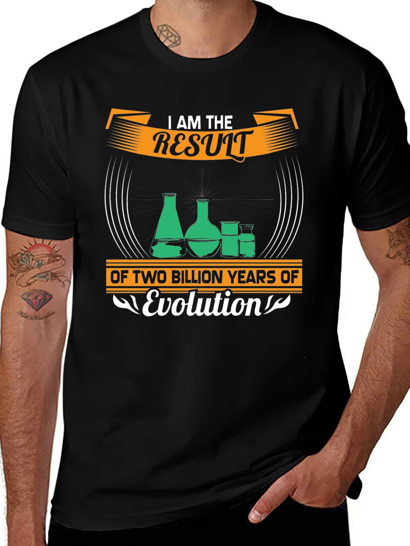 I Am The Result of Evolution Graphic Tee