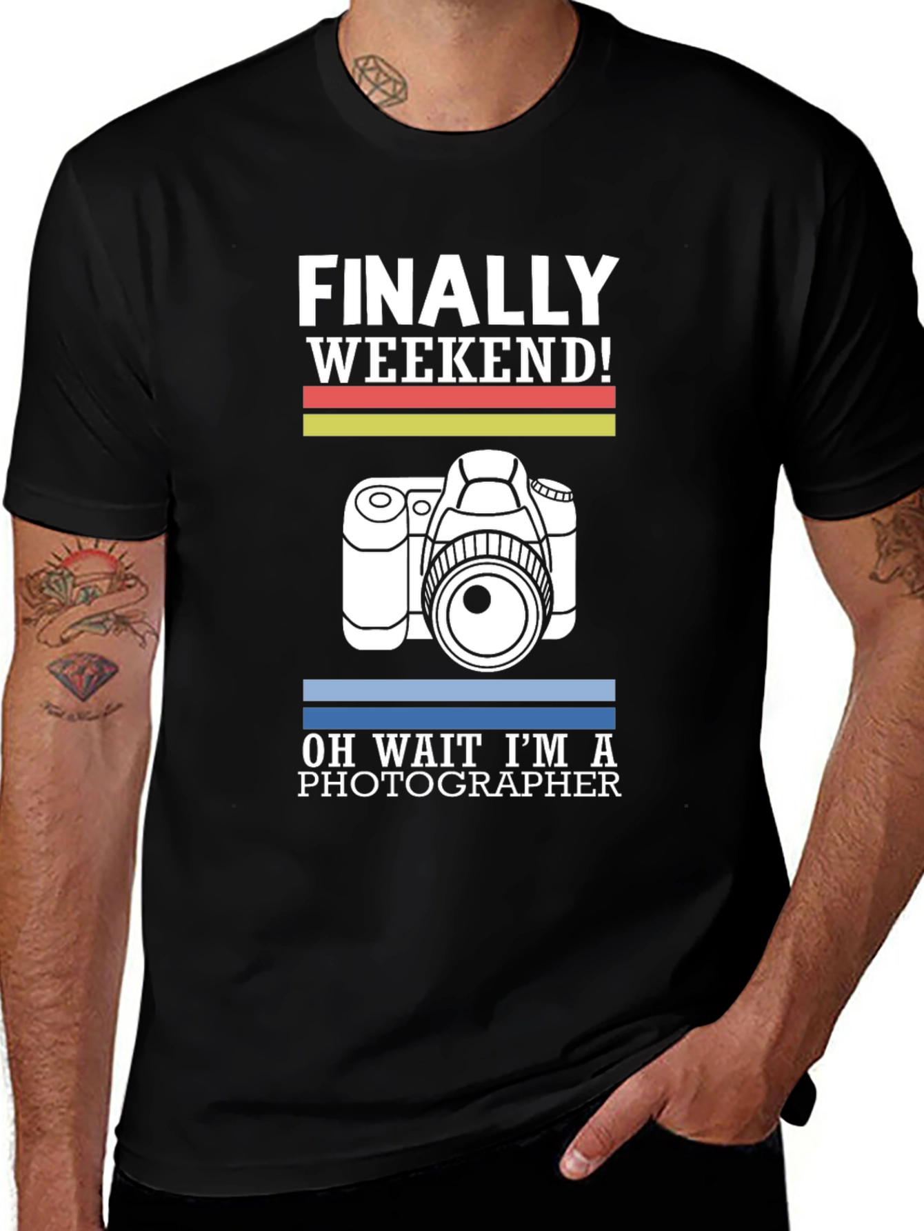 Photographer Weekend T-Shirt -  Funny Camera Tee