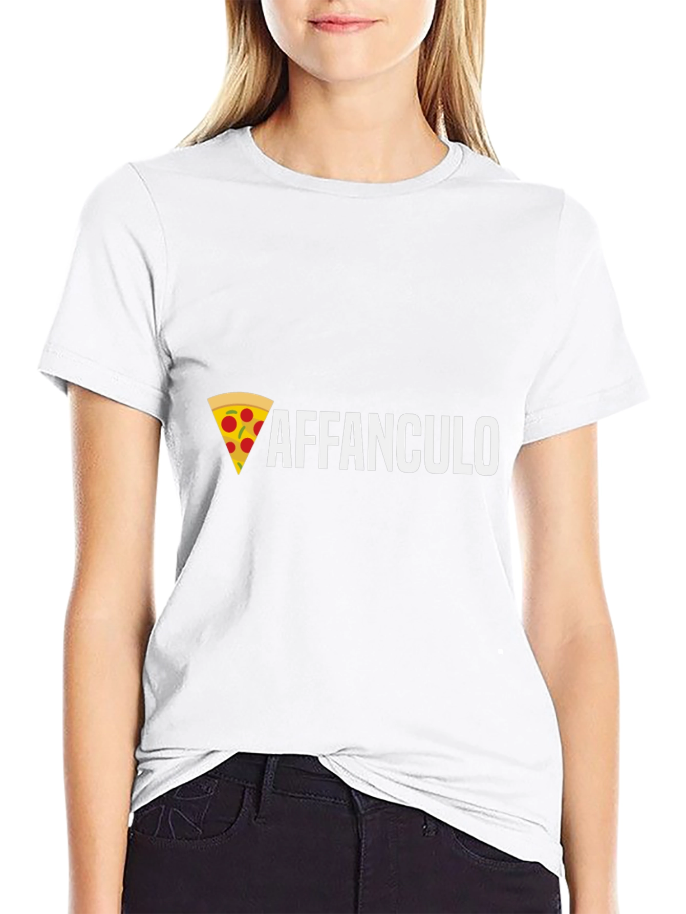 Affanculo Pizza Graphic T-Shirt