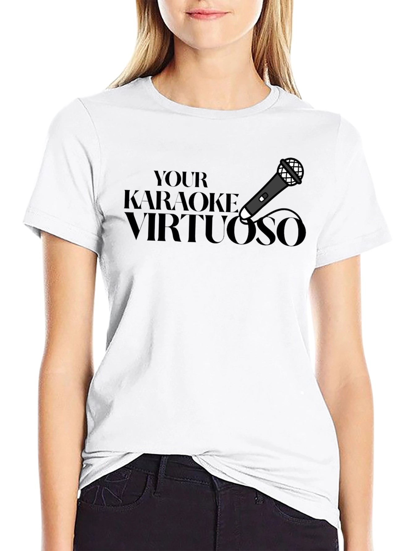 Karaoke Virtuoso Graphic Tee - Black