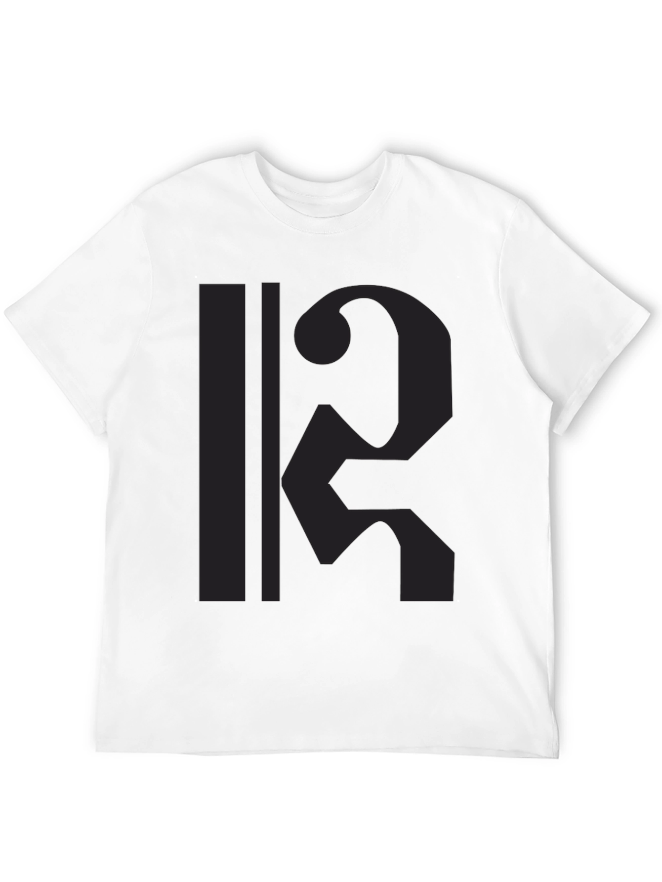 Stylish Black T-Shirt with Graphic Print