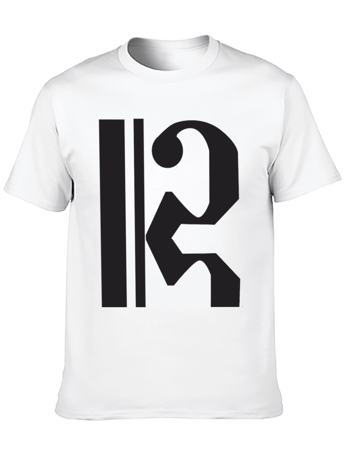 Stylish Black T-Shirt with Graphic Print