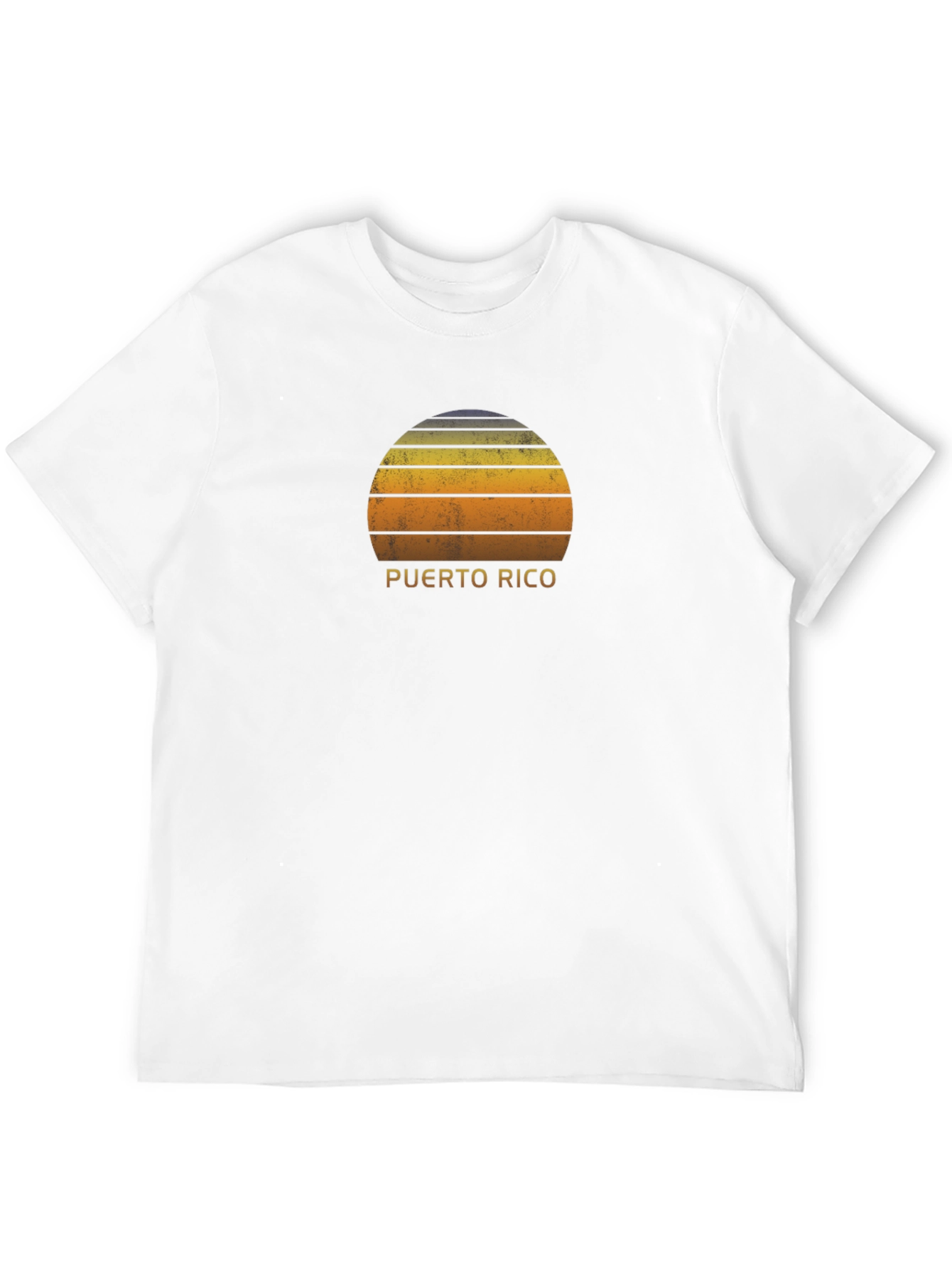 Puerto Rico Sunset Graphic Tee - Black