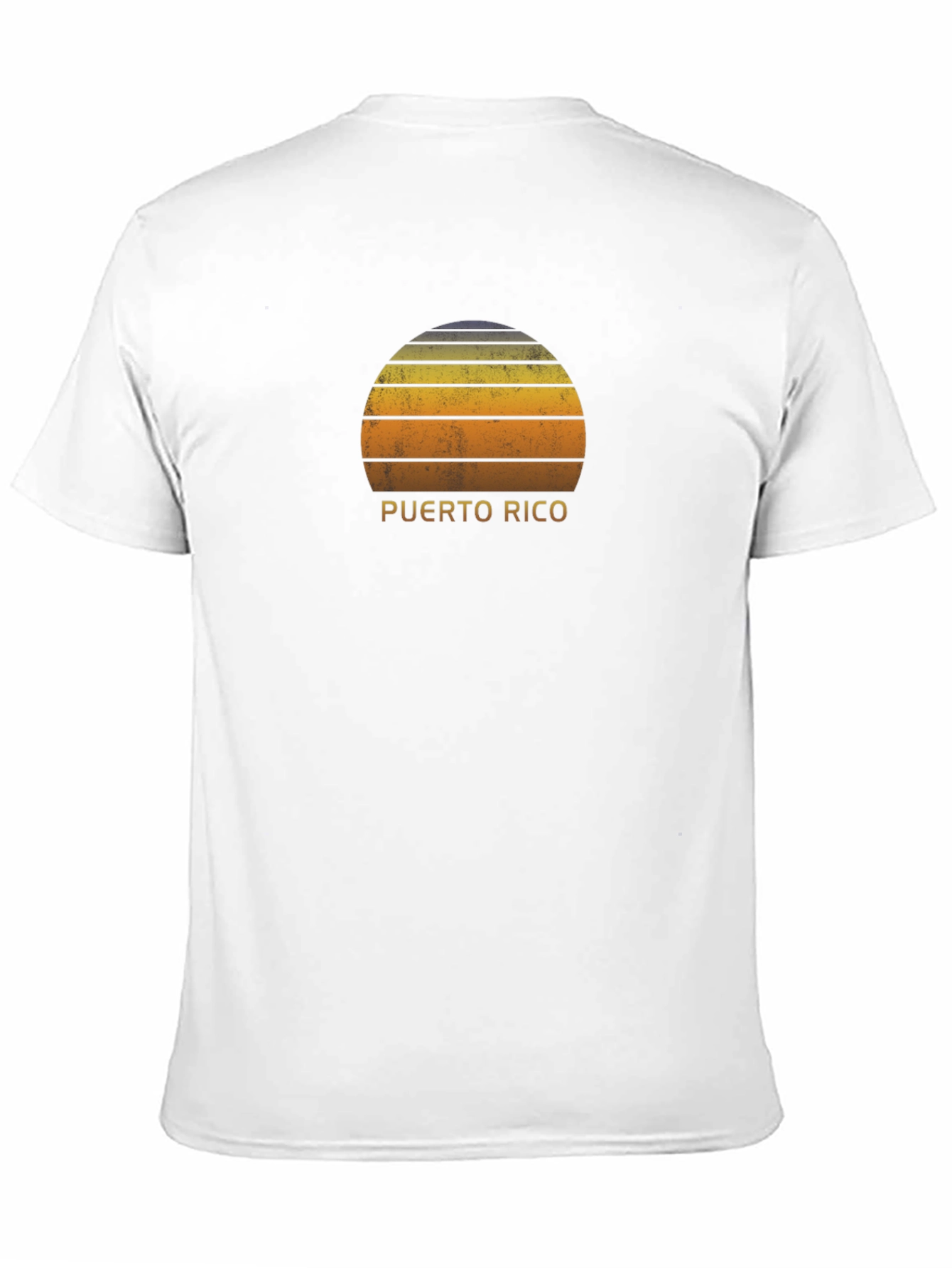 Puerto Rico Sunset Graphic Tee - Black