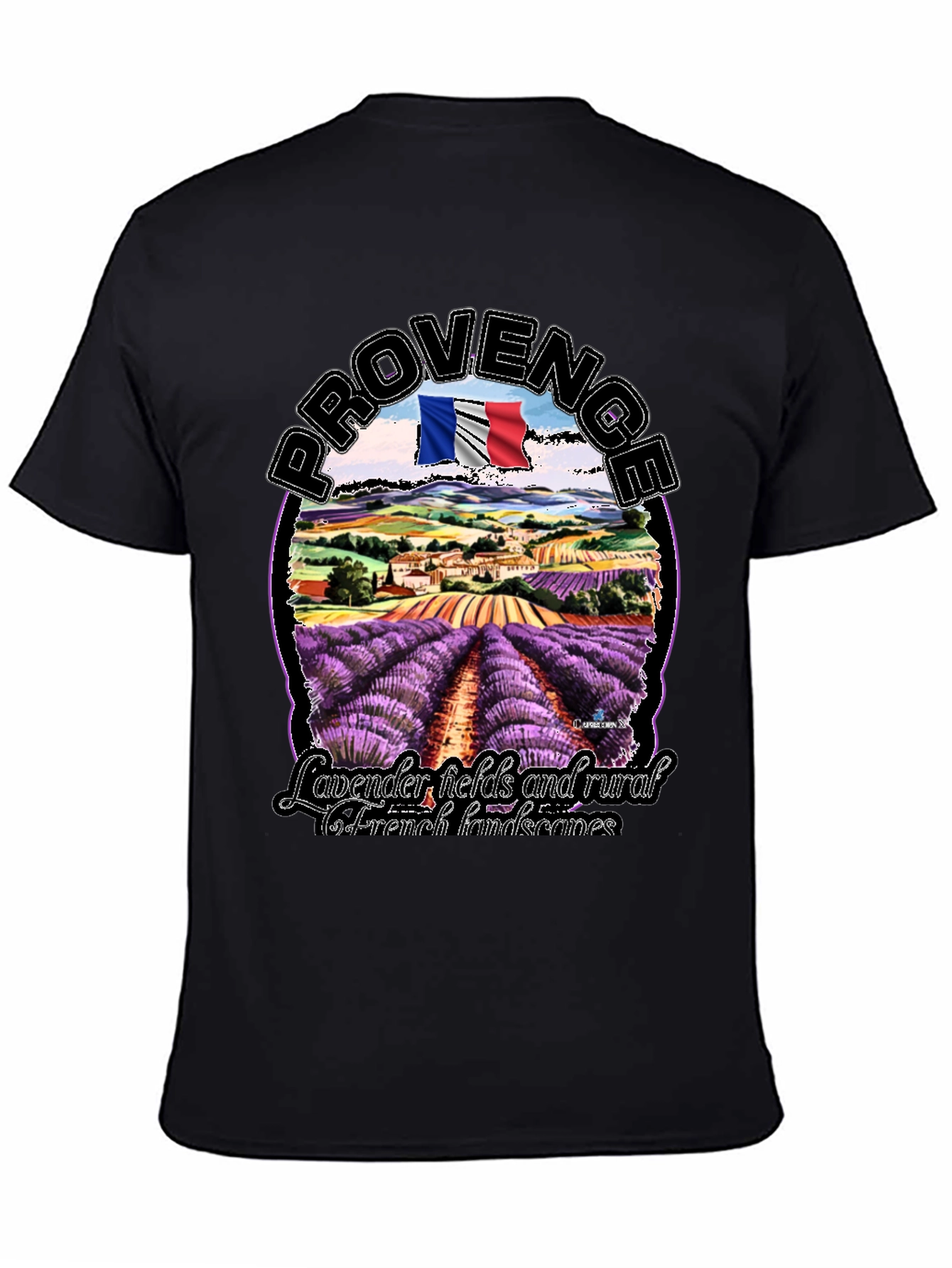 Provence Lavender Fields Graphic T-Shirt