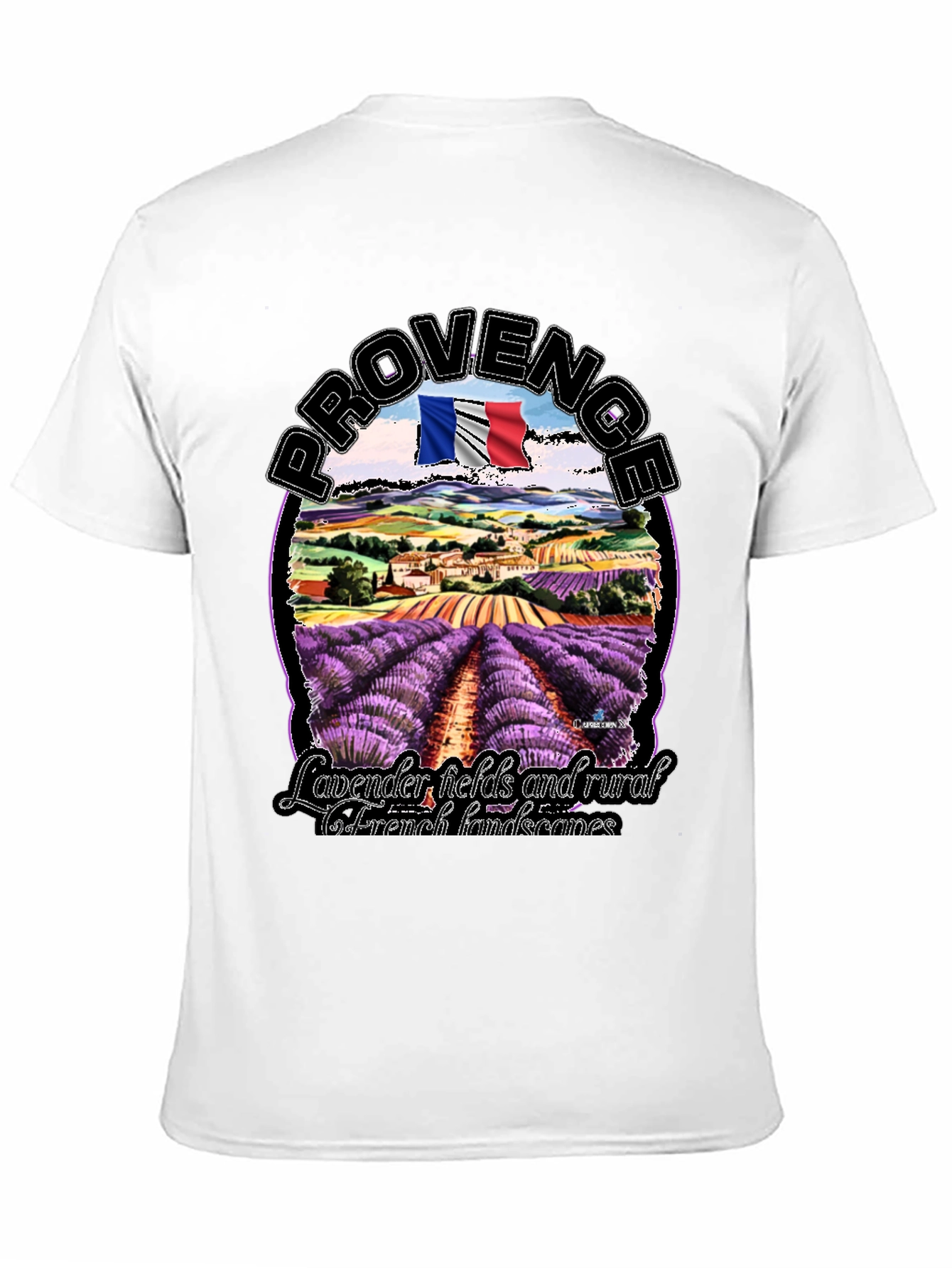 Provence Lavender Fields Graphic T-Shirt