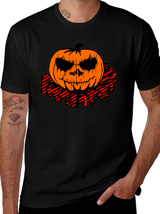 Halloween Pumpkin Head Graphic Tee