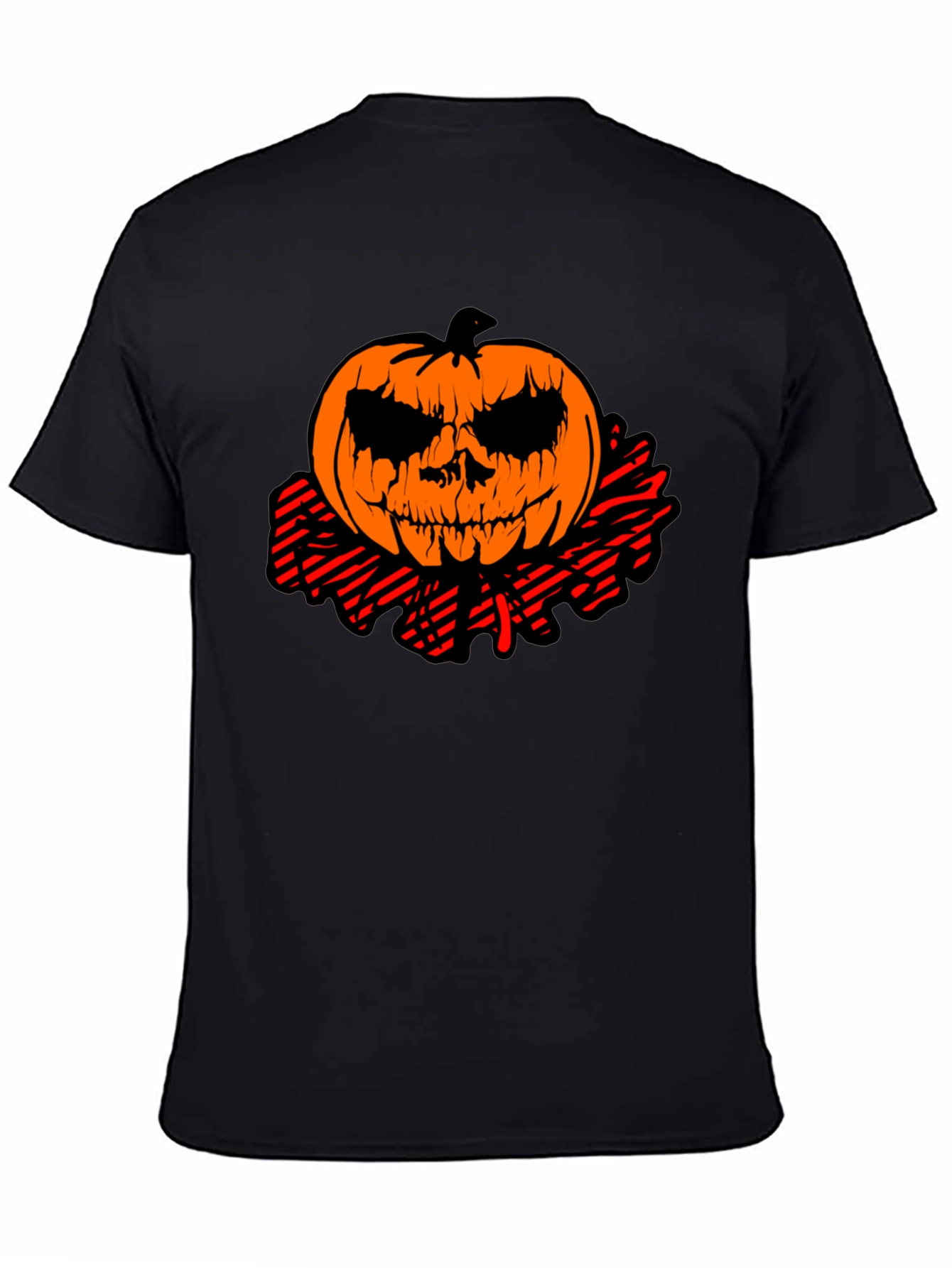 Halloween Pumpkin Head Graphic Tee