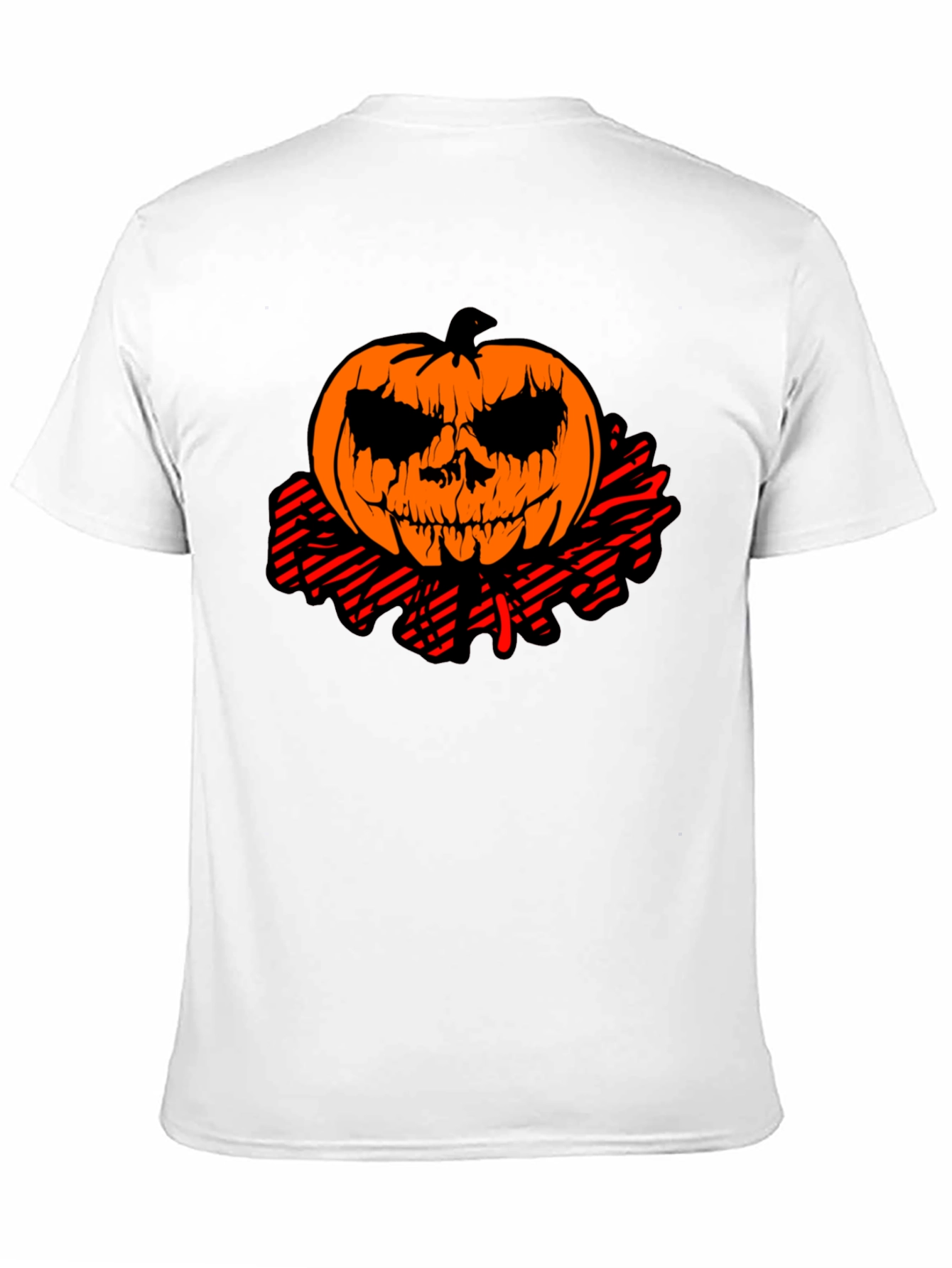 Halloween Pumpkin Head Graphic Tee