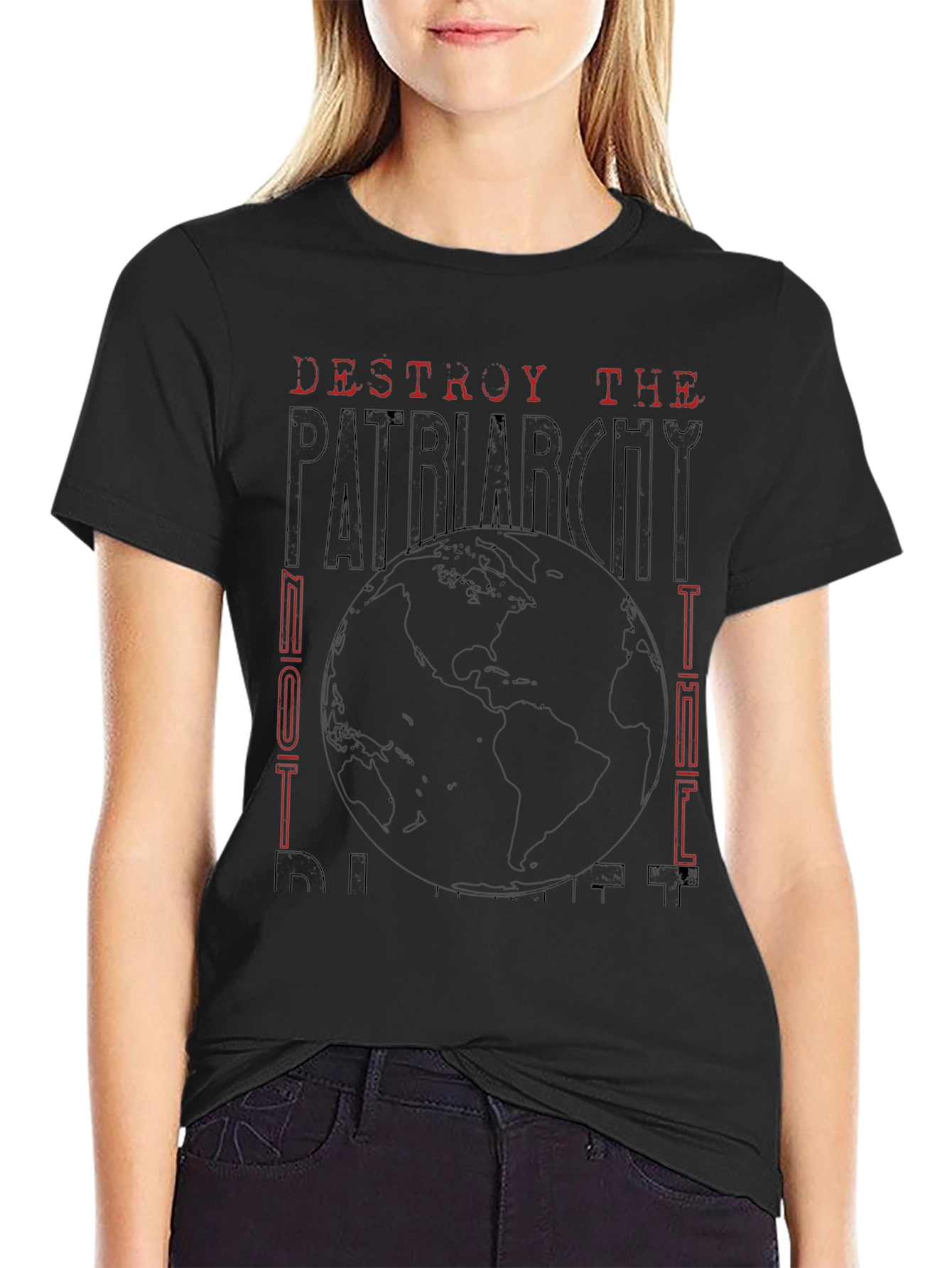 Destroy the Patriarchy Not the Planet T-Shirt