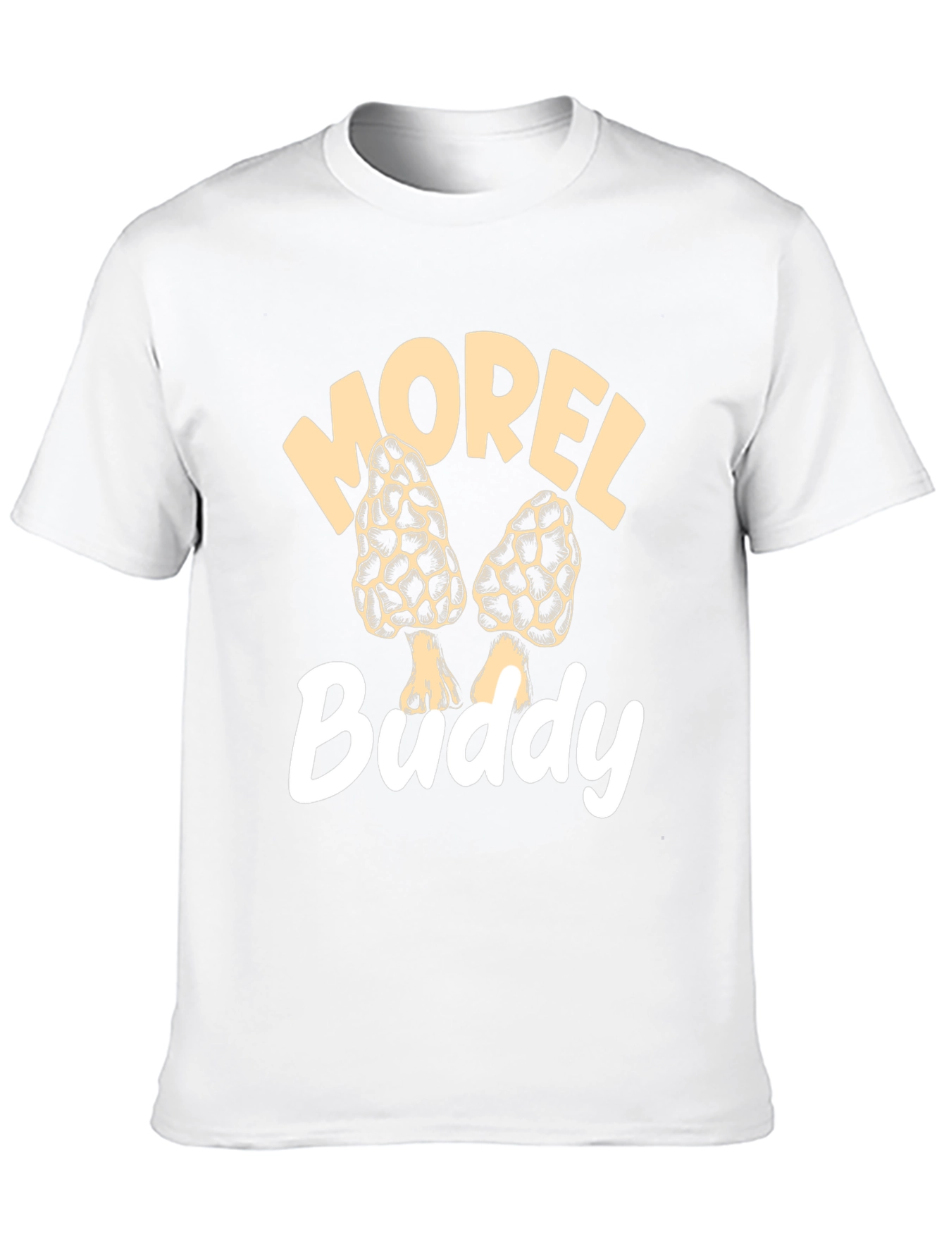 Morel Buddy Graphic T-Shirt Mushroom Hunting Tee
