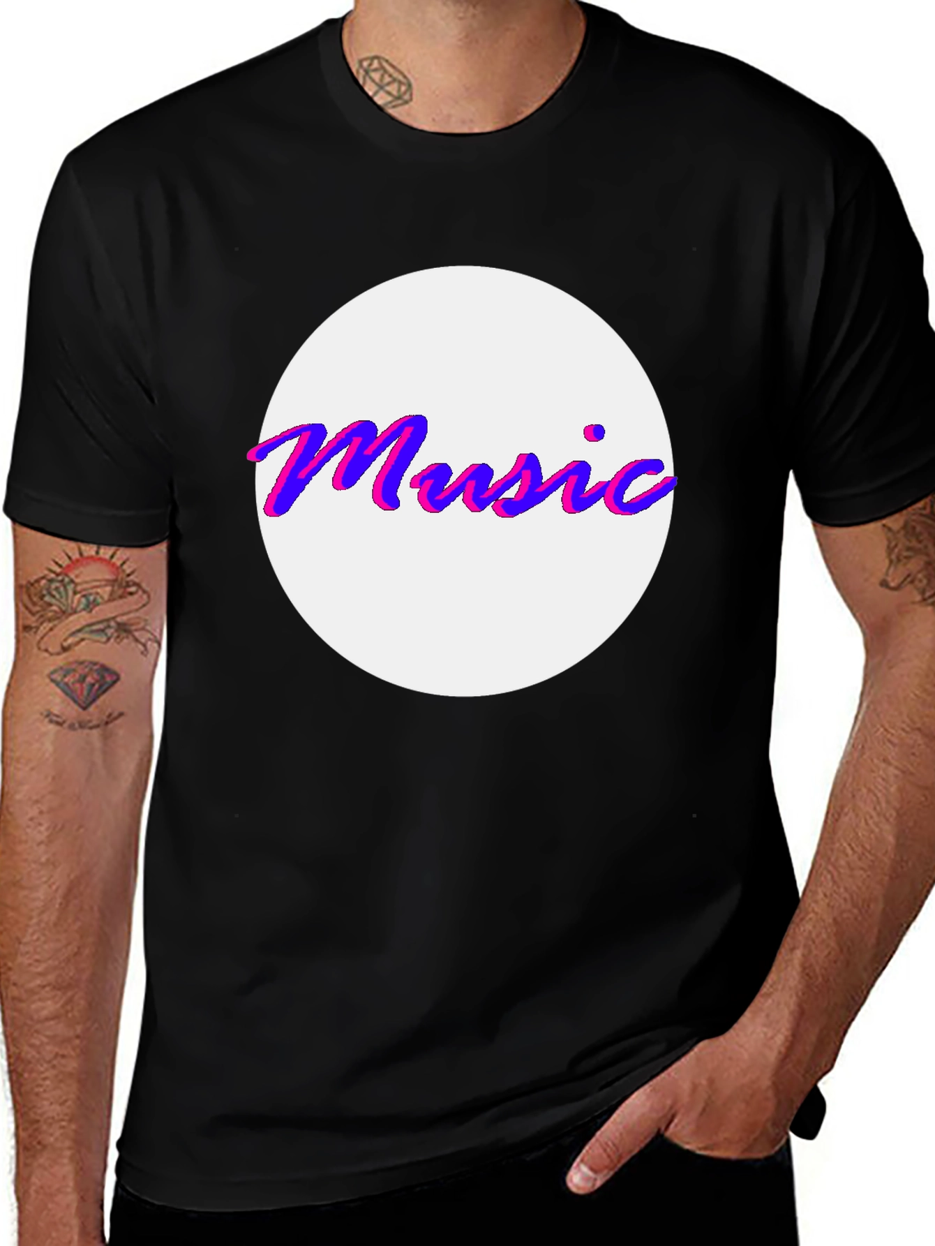 Retro Music Graphic T-Shirt