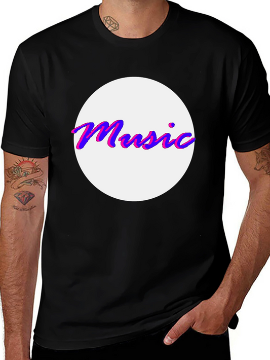 Retro Music Graphic T-Shirt
