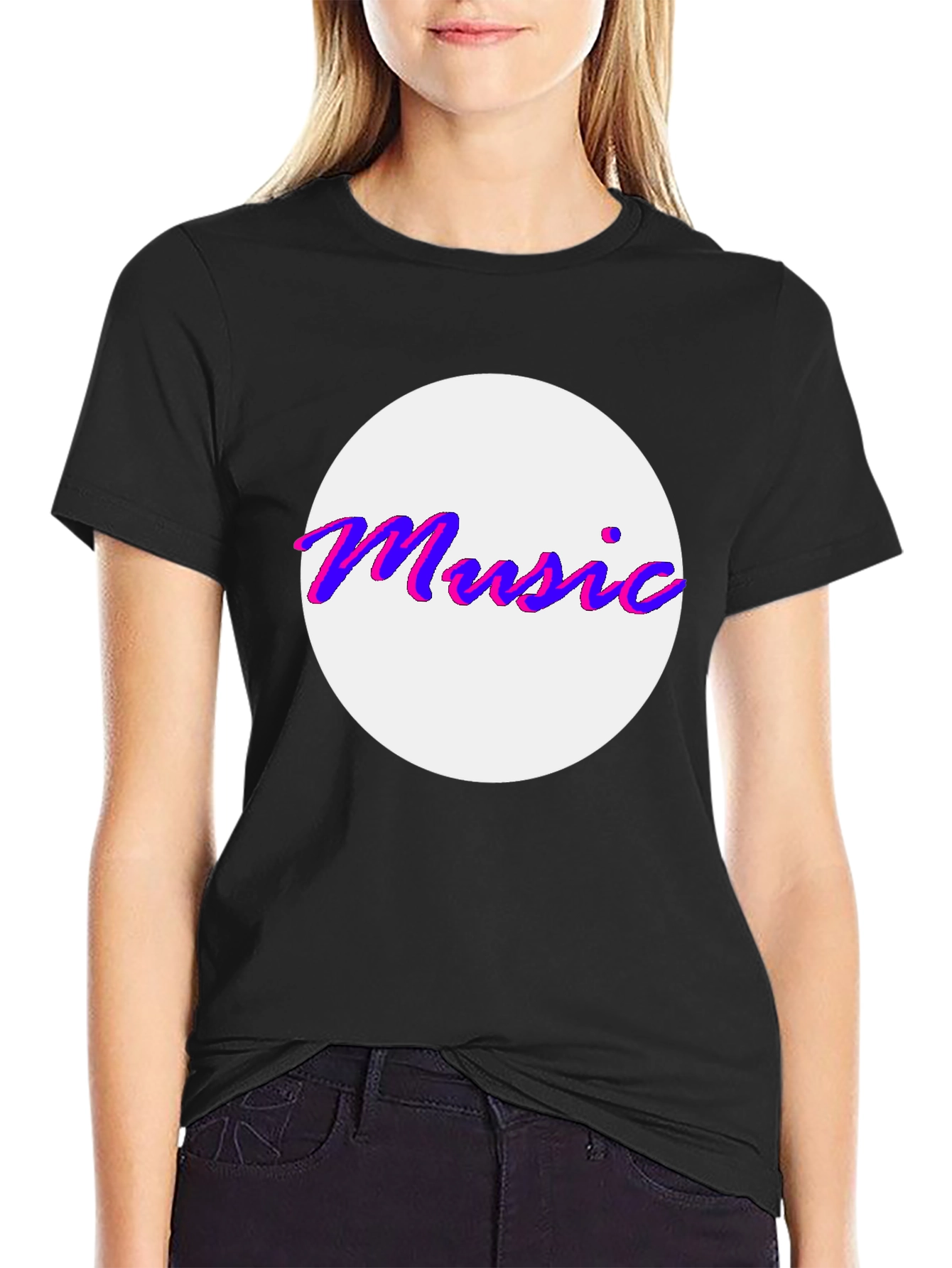 Retro Music Graphic T-Shirt
