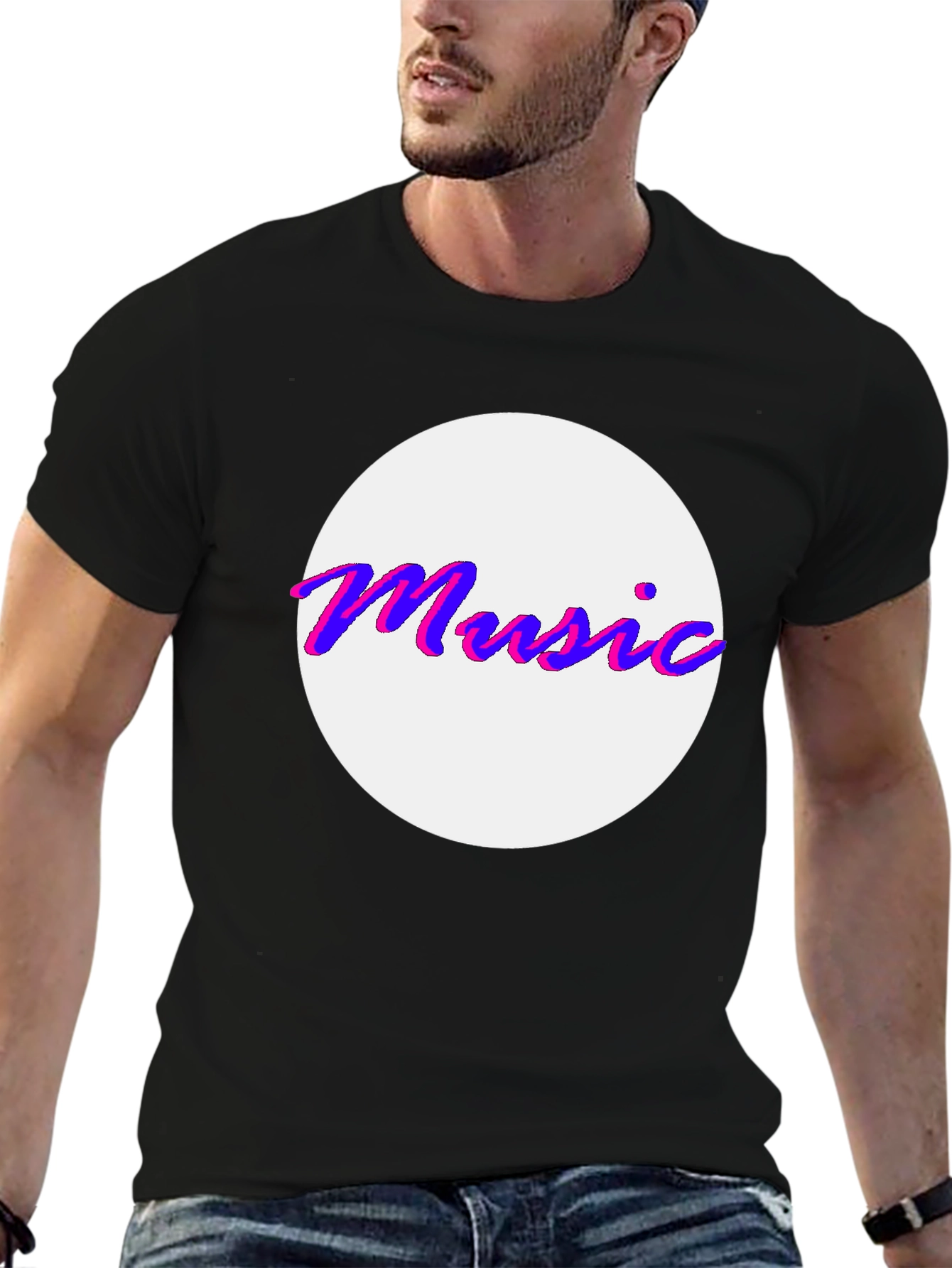 Retro Music Graphic T-Shirt