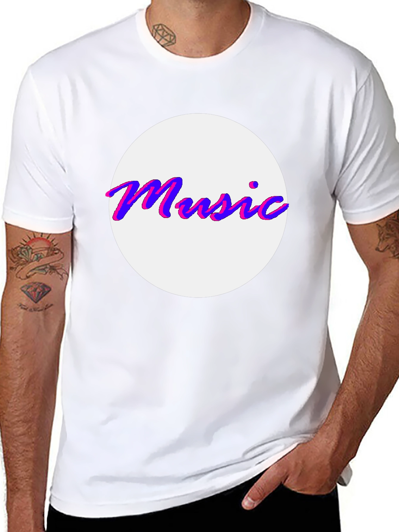 Retro Music Graphic T-Shirt