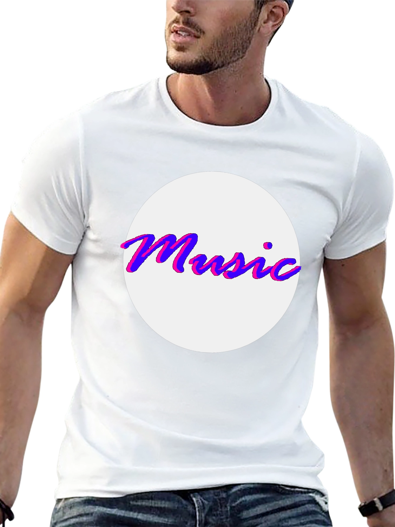 Retro Music Graphic T-Shirt