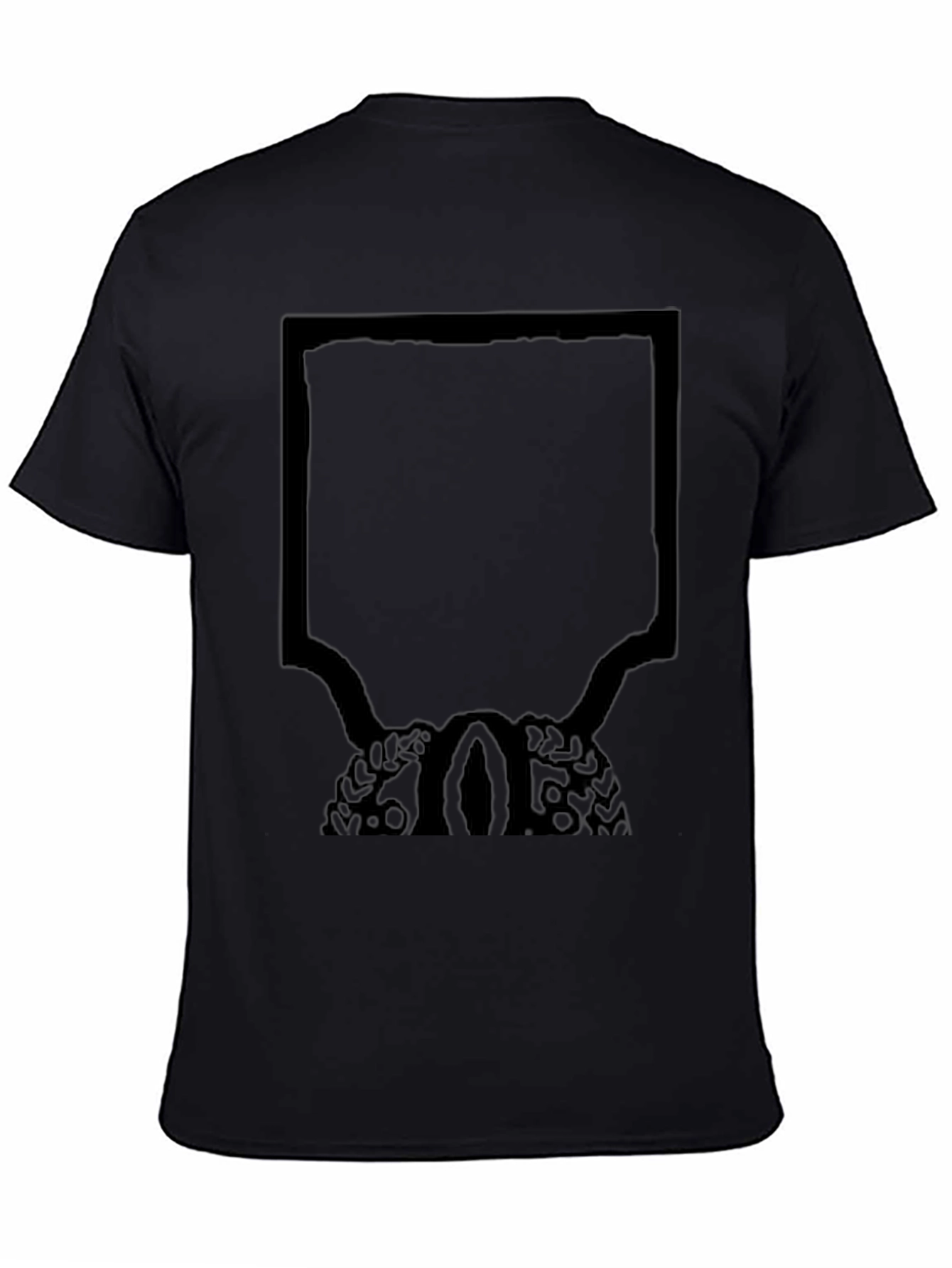 Unique Graphic Tee - Black