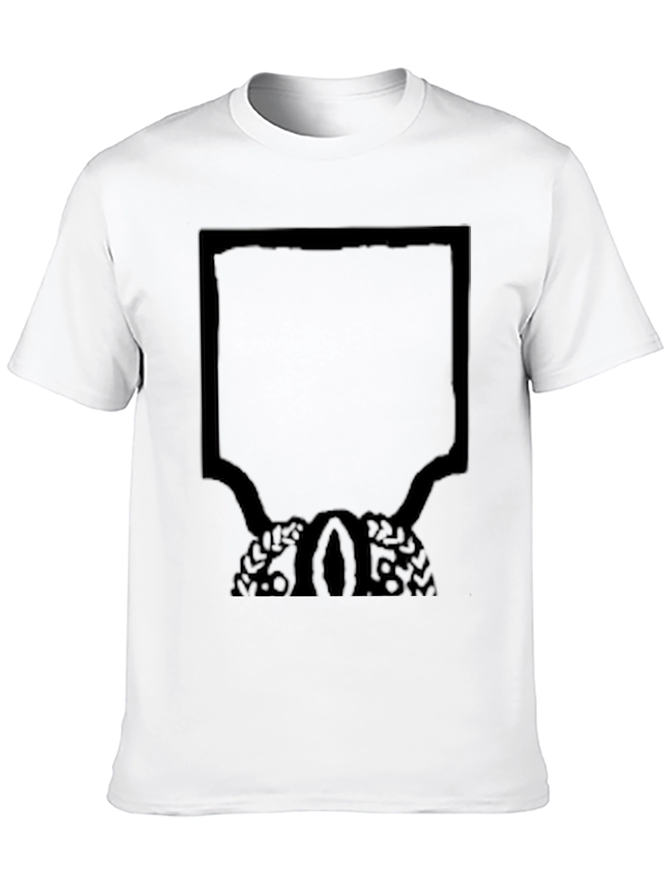 Unique Graphic Tee - Black