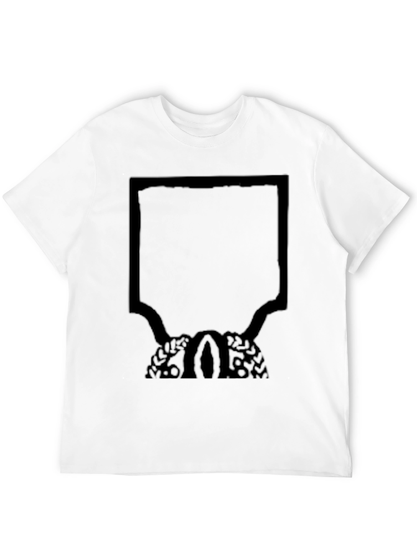 Unique Graphic Tee - Black